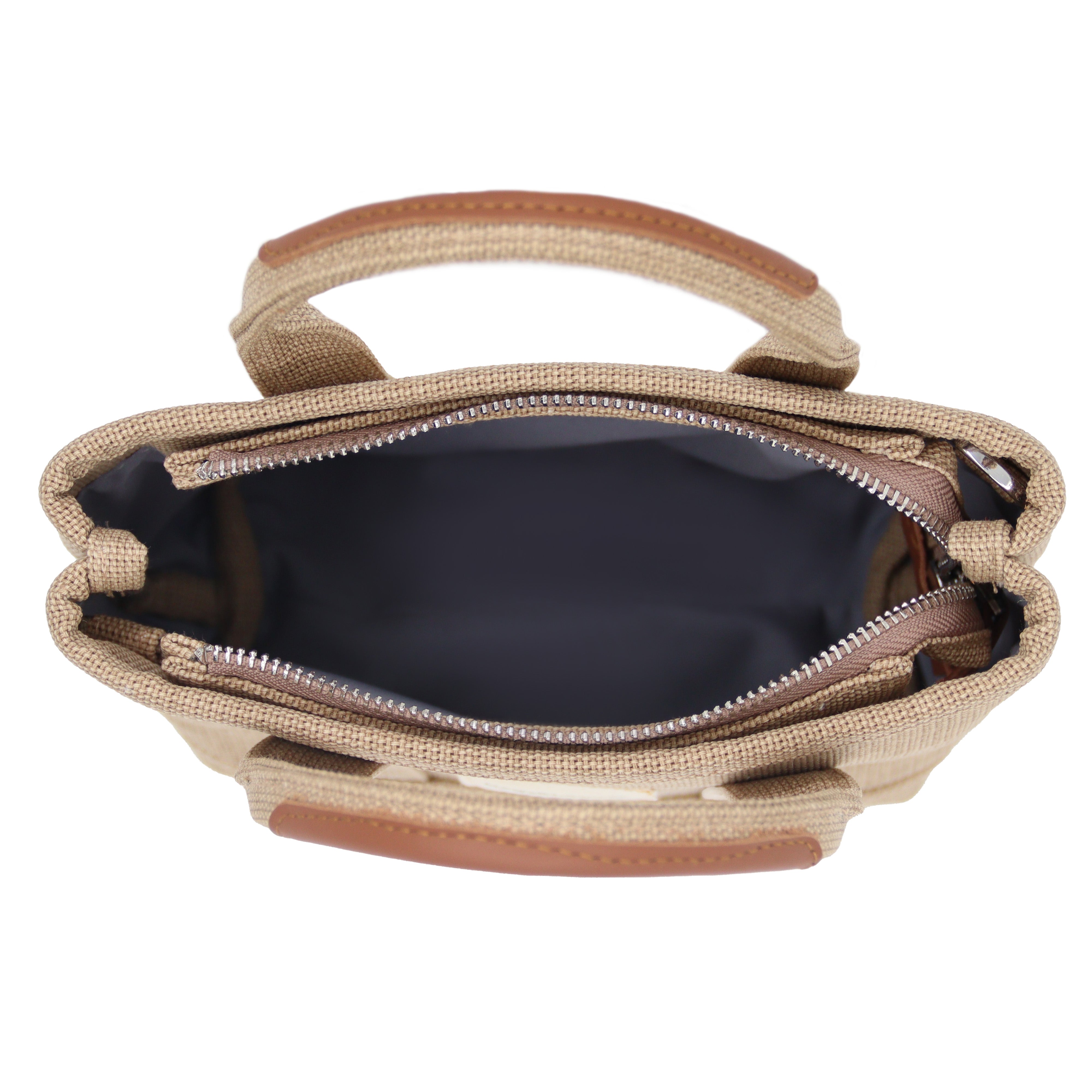 Maison Sacrée-Miramar Brown Extra Mini Shoulder Bag-Omuz Çantası-3-Milagron.com