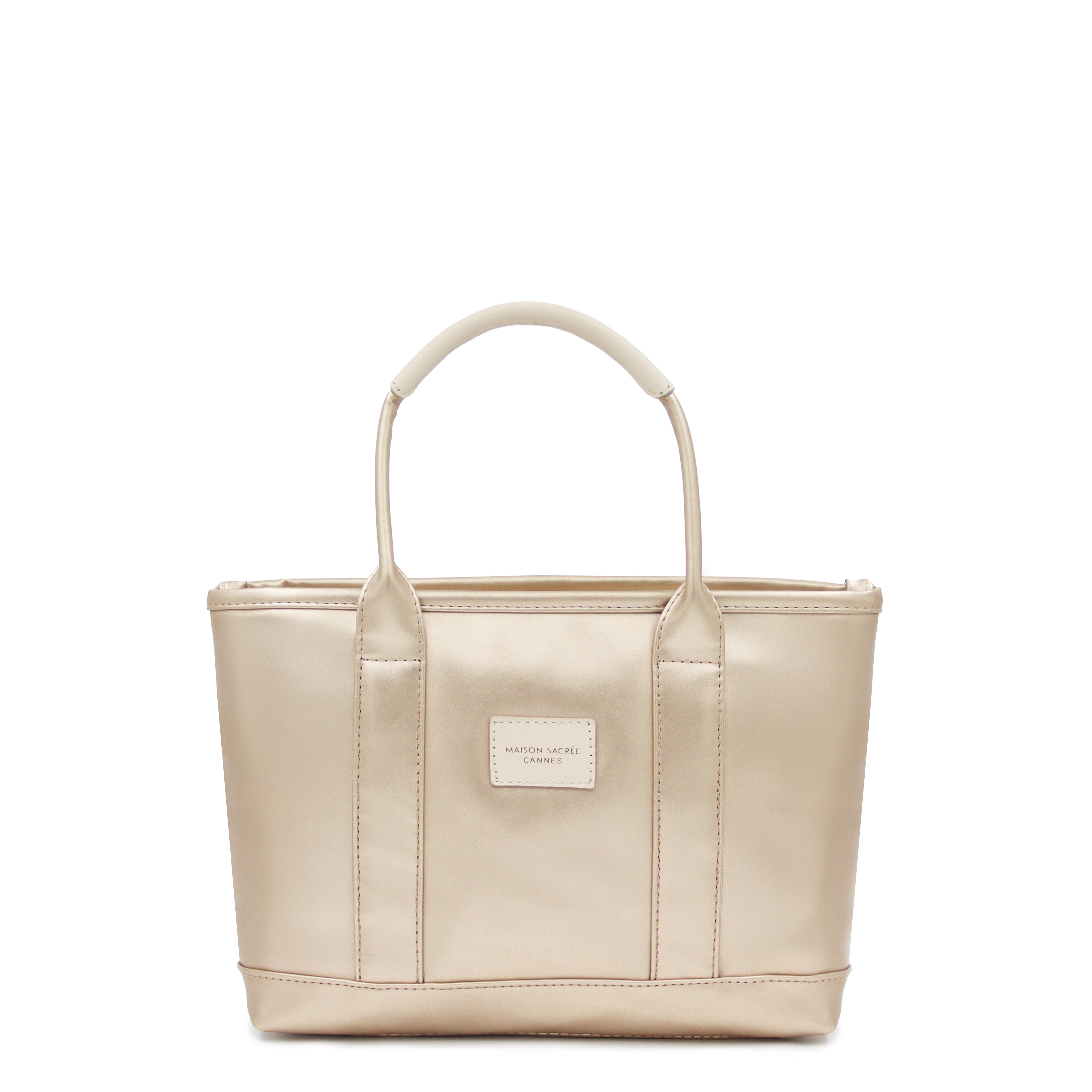 Maison Sacrée-Miramar Gold Mini Shoulder Bag-Miramar-1-Milagron.com