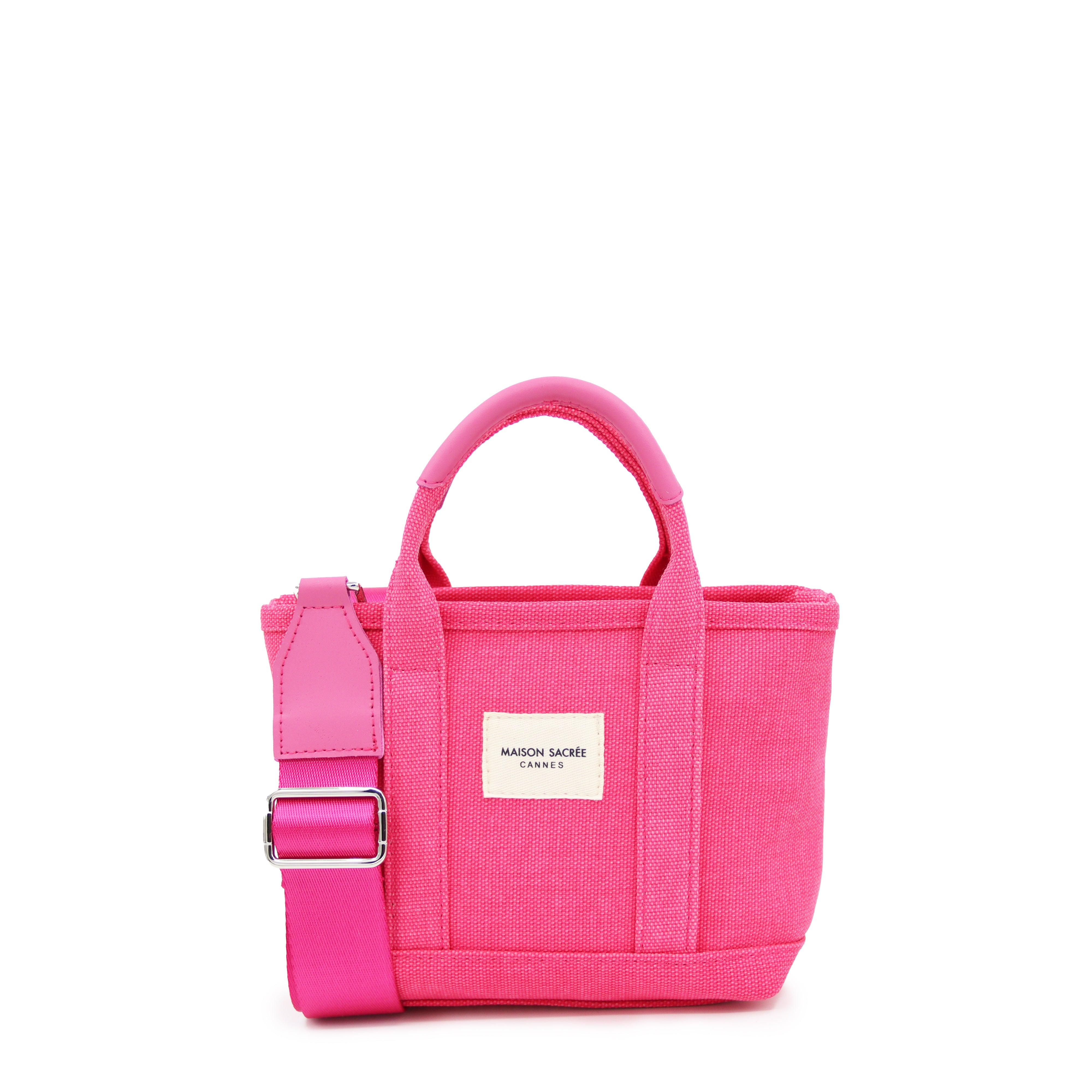 Maison Sacrée-Miramar Pink Extra Mini Shoulder Bag-Omuz Çantası-1-Milagron.com