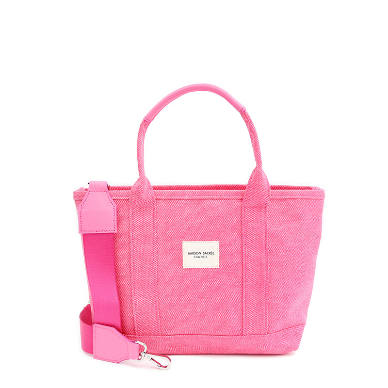 Maison Sacrée-Miramar Pink Mini Shoulder Bag-Omuz Çantası-1-Milagron.com