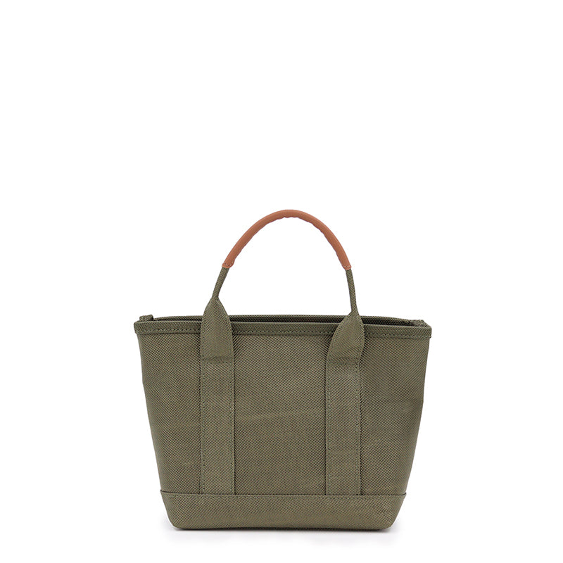 Maison Sacrée-Miramar Winter Khaki Extra Mini Shoulder Bag-Omuz Çantası-2-Milagron.com