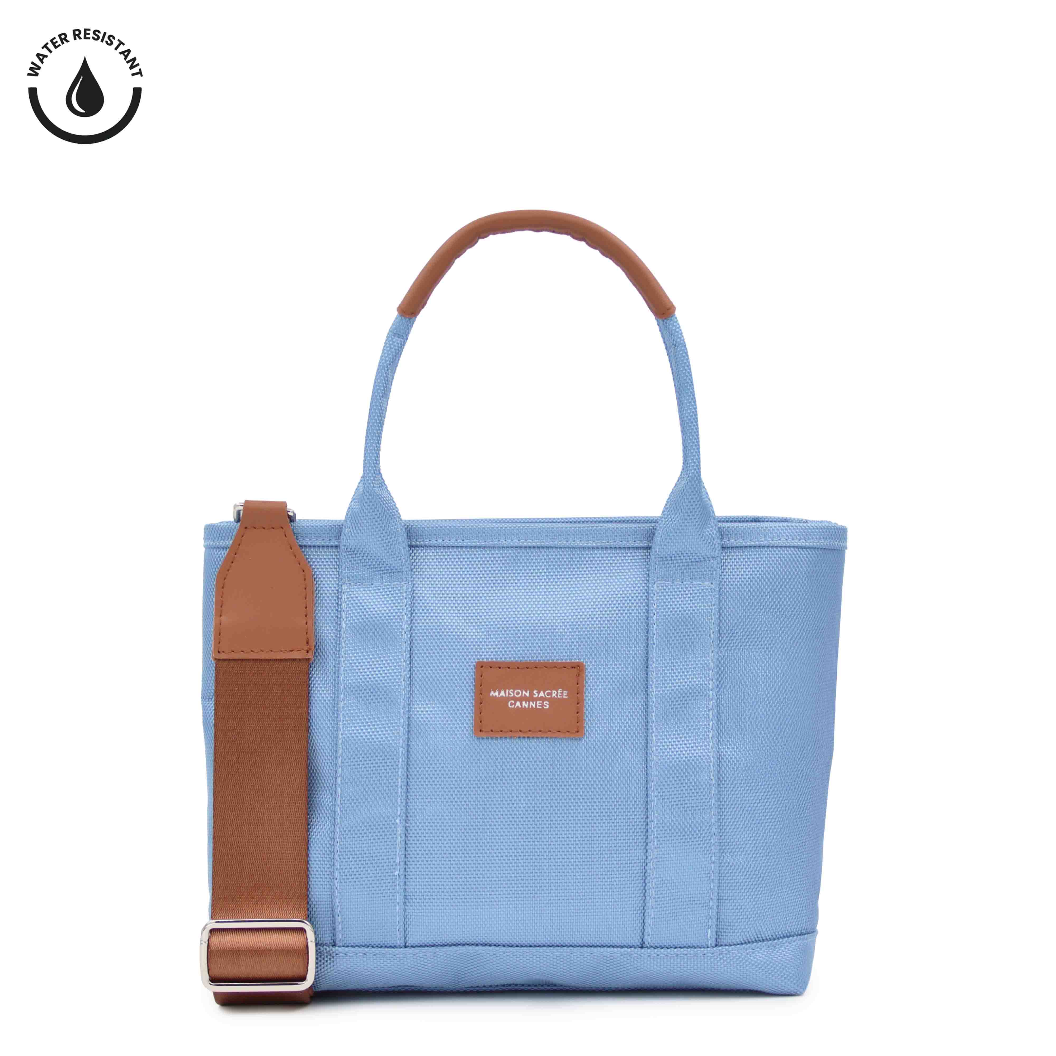 Maison Sacrée-Miramar Winter Light Blue Mini Shoulder Bag-Miramar-1-Milagron.com