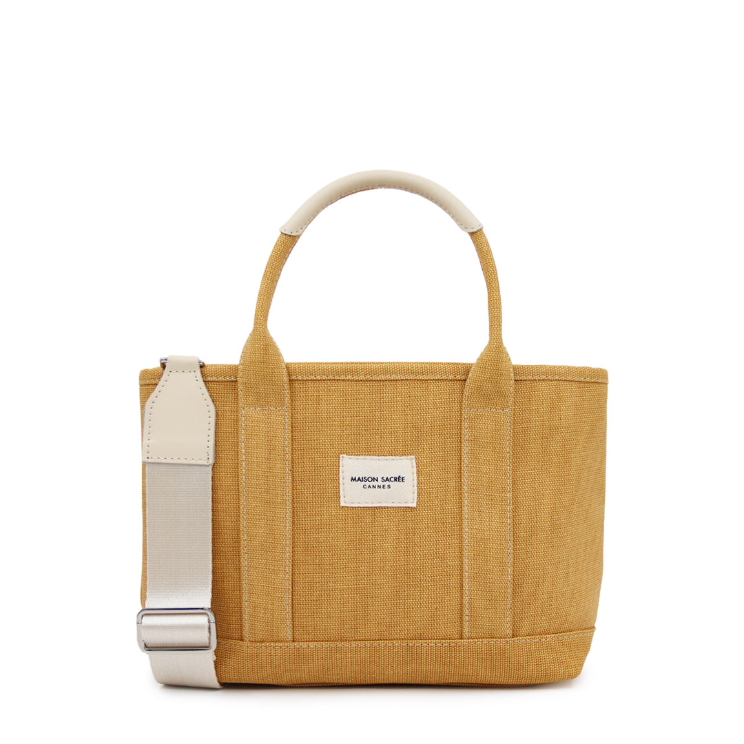 Maison Sacrée-Miramar Yellow Mini Shoulder Bag-Miramar-1-Milagron.com