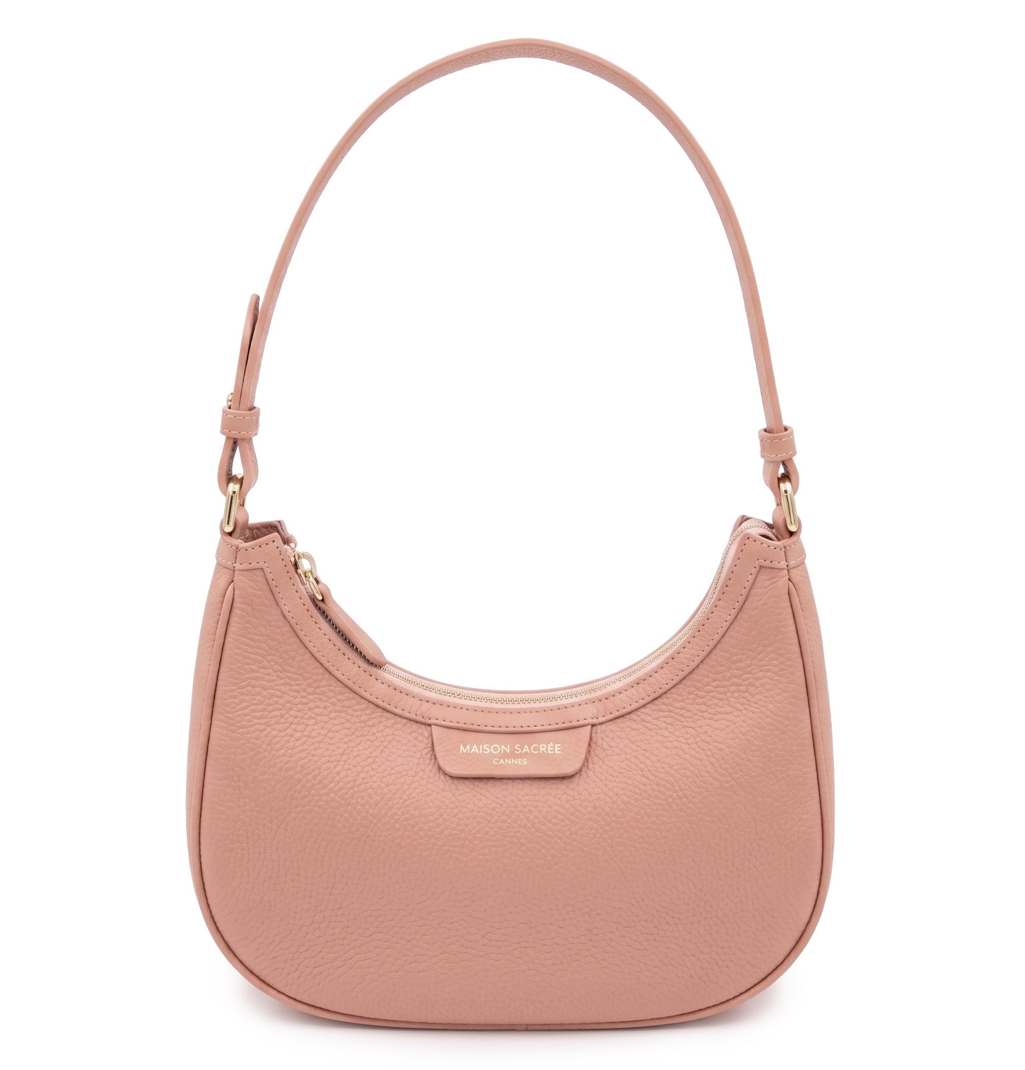 Mirandole Pink Leather Shoulder Bag