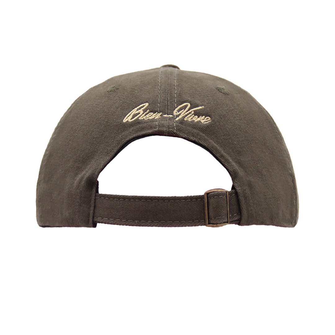 Maison Sacrée-Ms Bien Vivre Khaki Cap-Şapka-3-Milagron.com