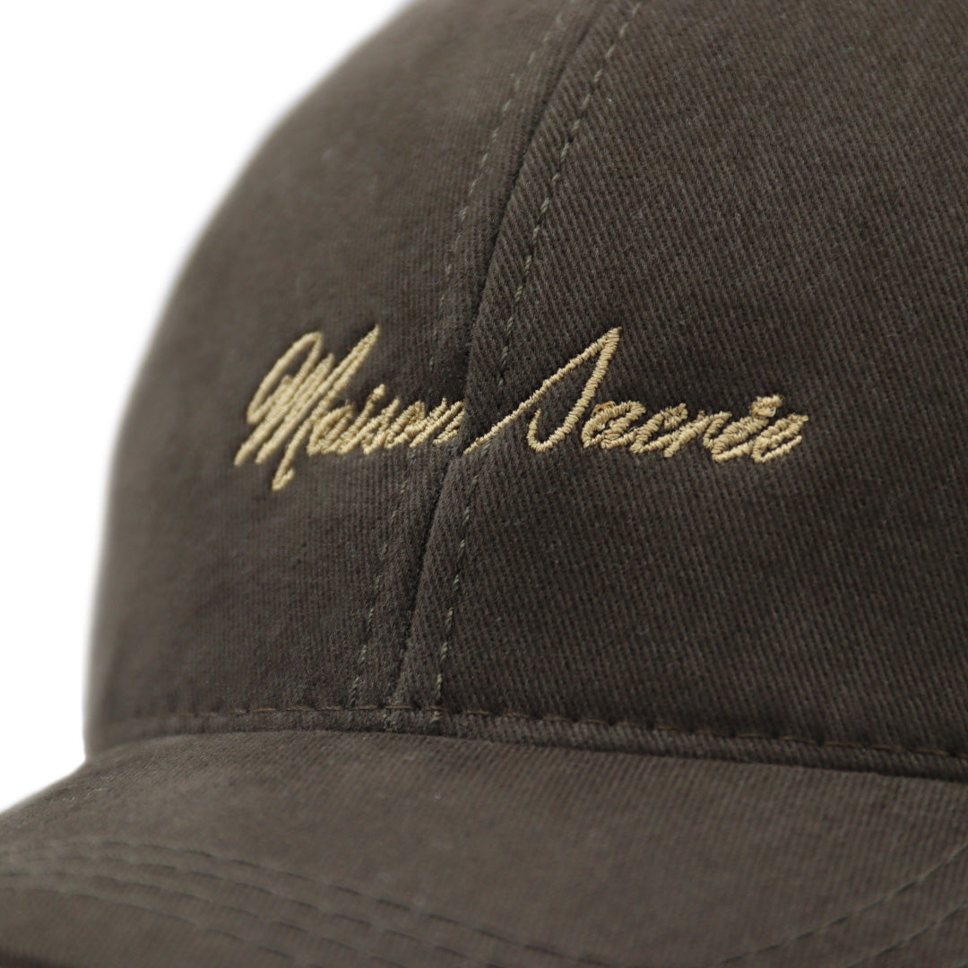 Maison Sacrée-Ms Bien Vivre Khaki Cap-Şapka-4-Milagron.com