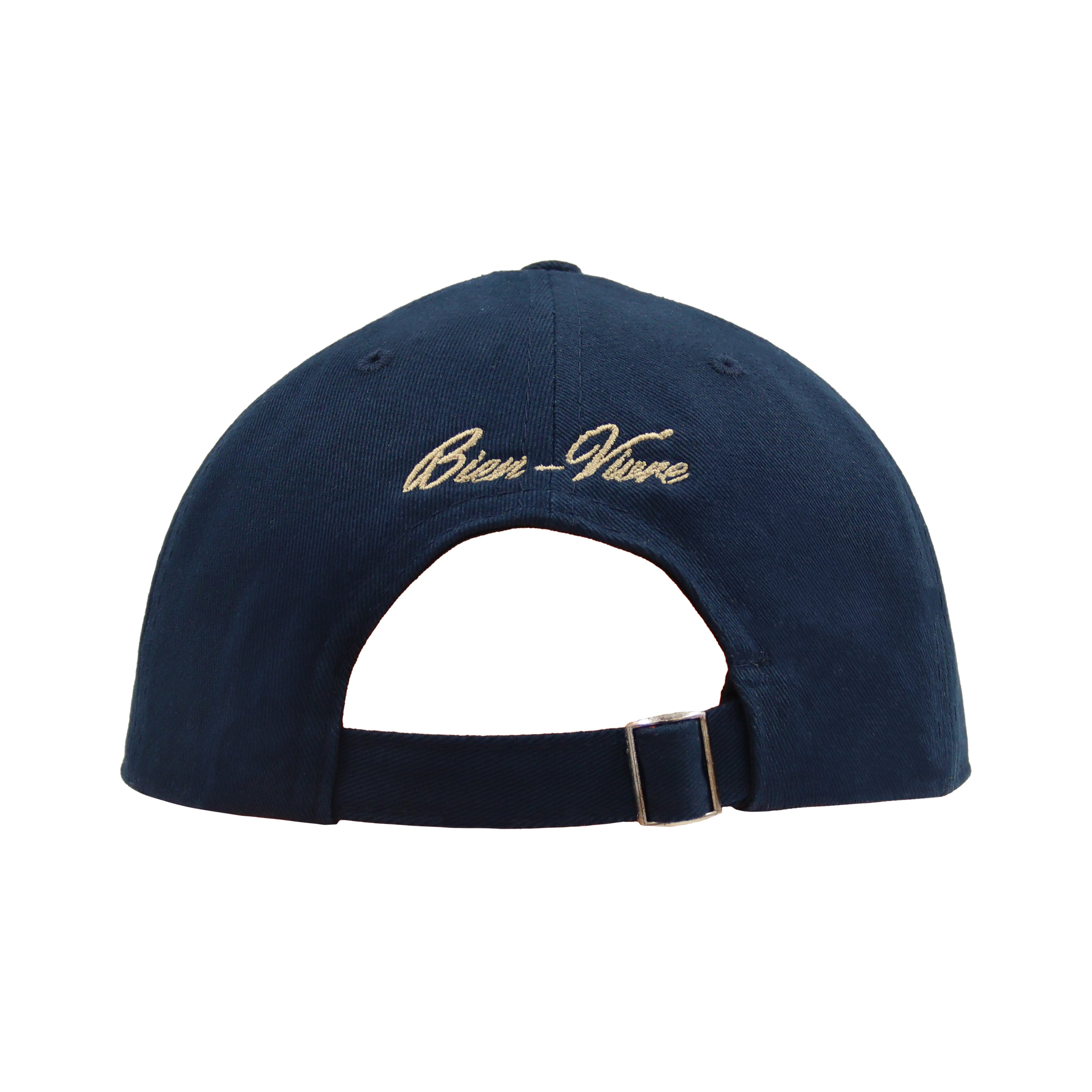 Maison Sacrée-Ms Bien Vivre Navy Blue Cap-Şapka-4-Milagron.com