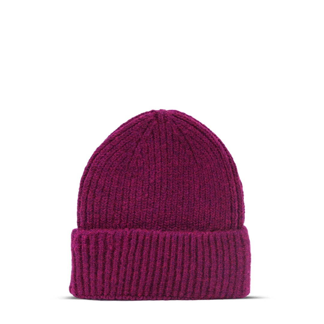 Maison Sacrée-Ms Burgundy Knitted Beanie-Bere-2-Milagron.com