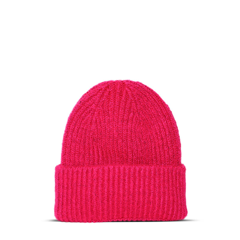 Maison Sacrée-Ms Pink Knitted Beanie-Bere-2-Milagron.com