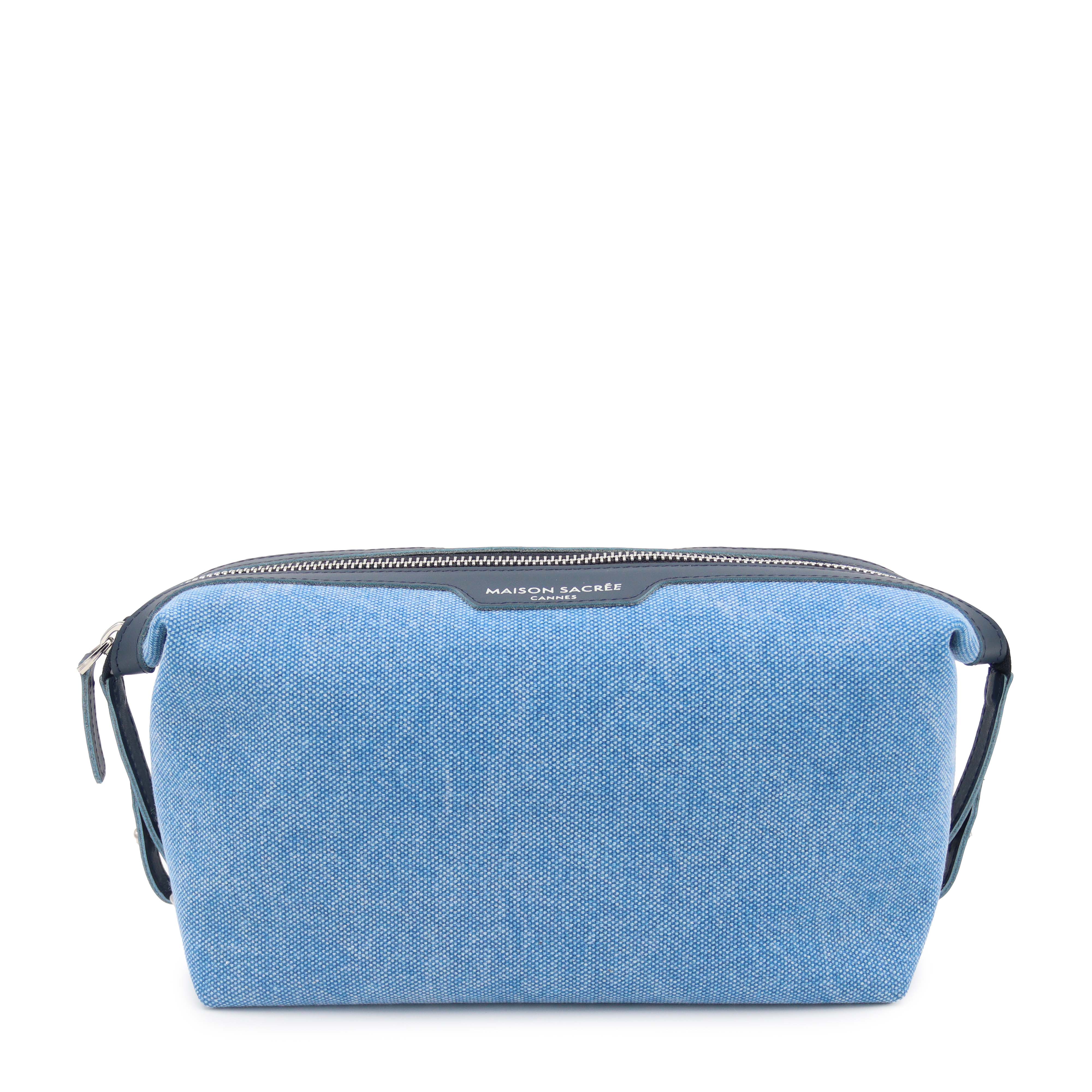 Maison Sacrée-Venti Denim Daily Pouch-El Çantası-1-Milagron.com