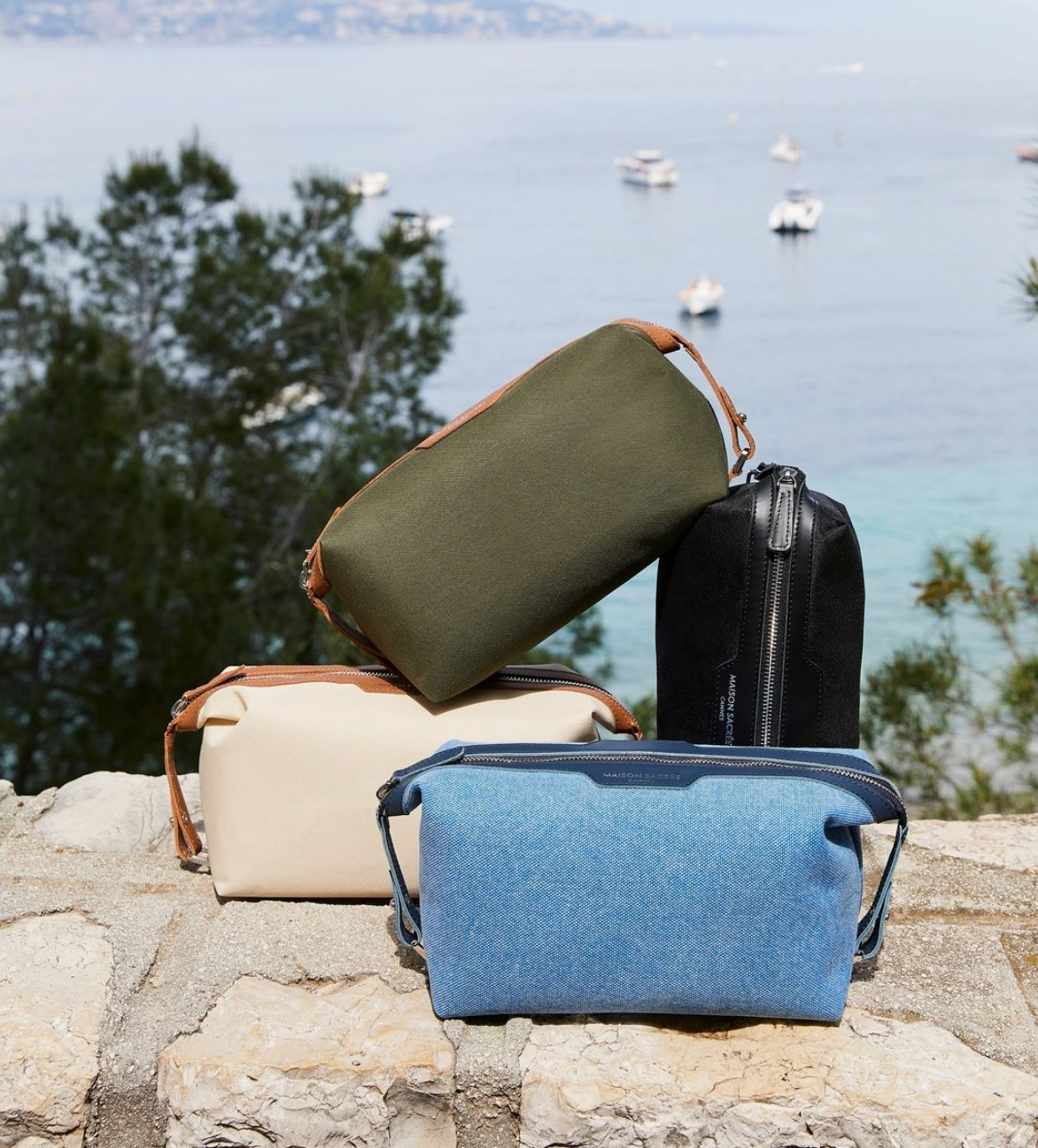 Maison Sacrée-Venti Denim Daily Pouch-El Çantası-2-Milagron.com