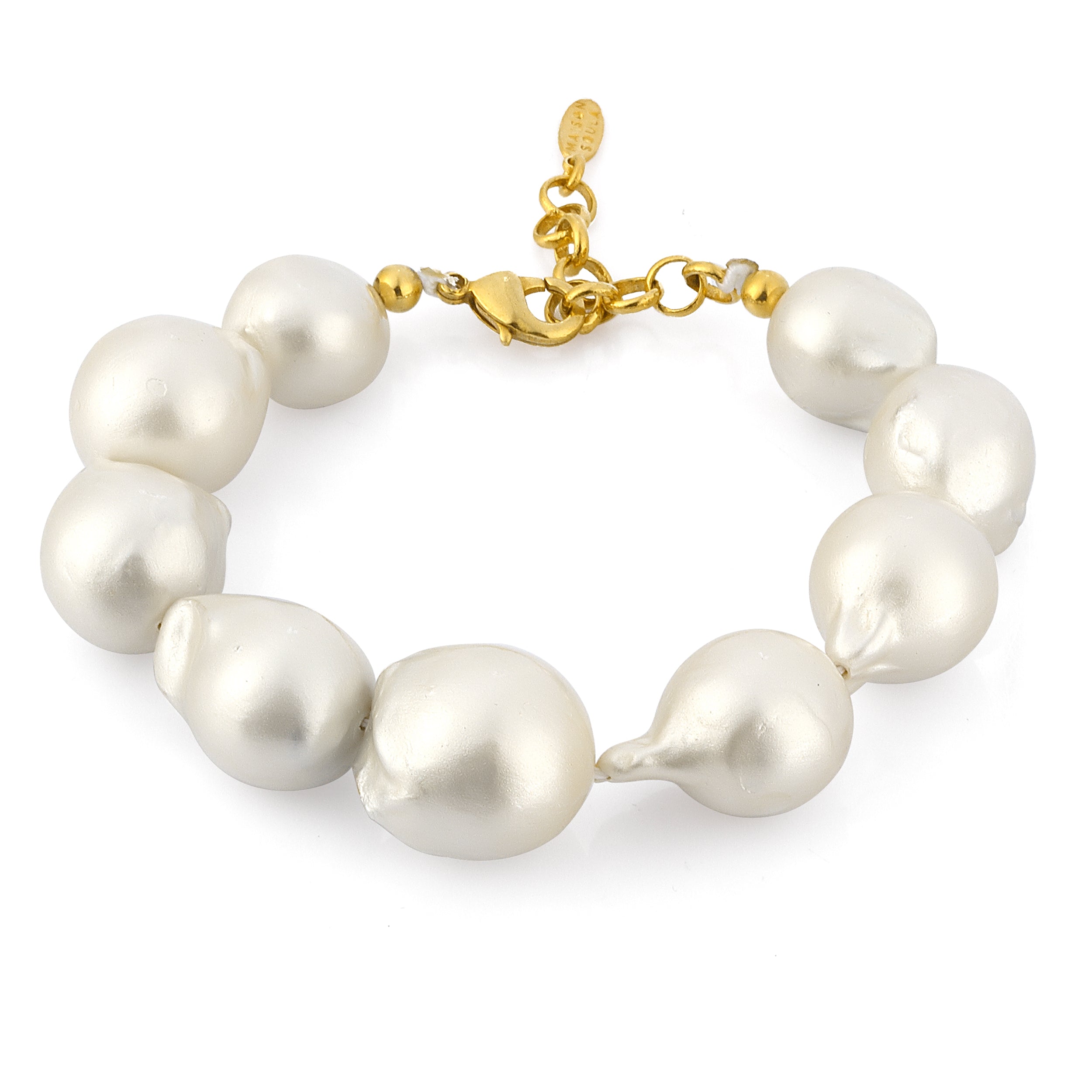 Maison Soula-La Sirena Pearl Bracelet-Bracelet-1-Milagron.com