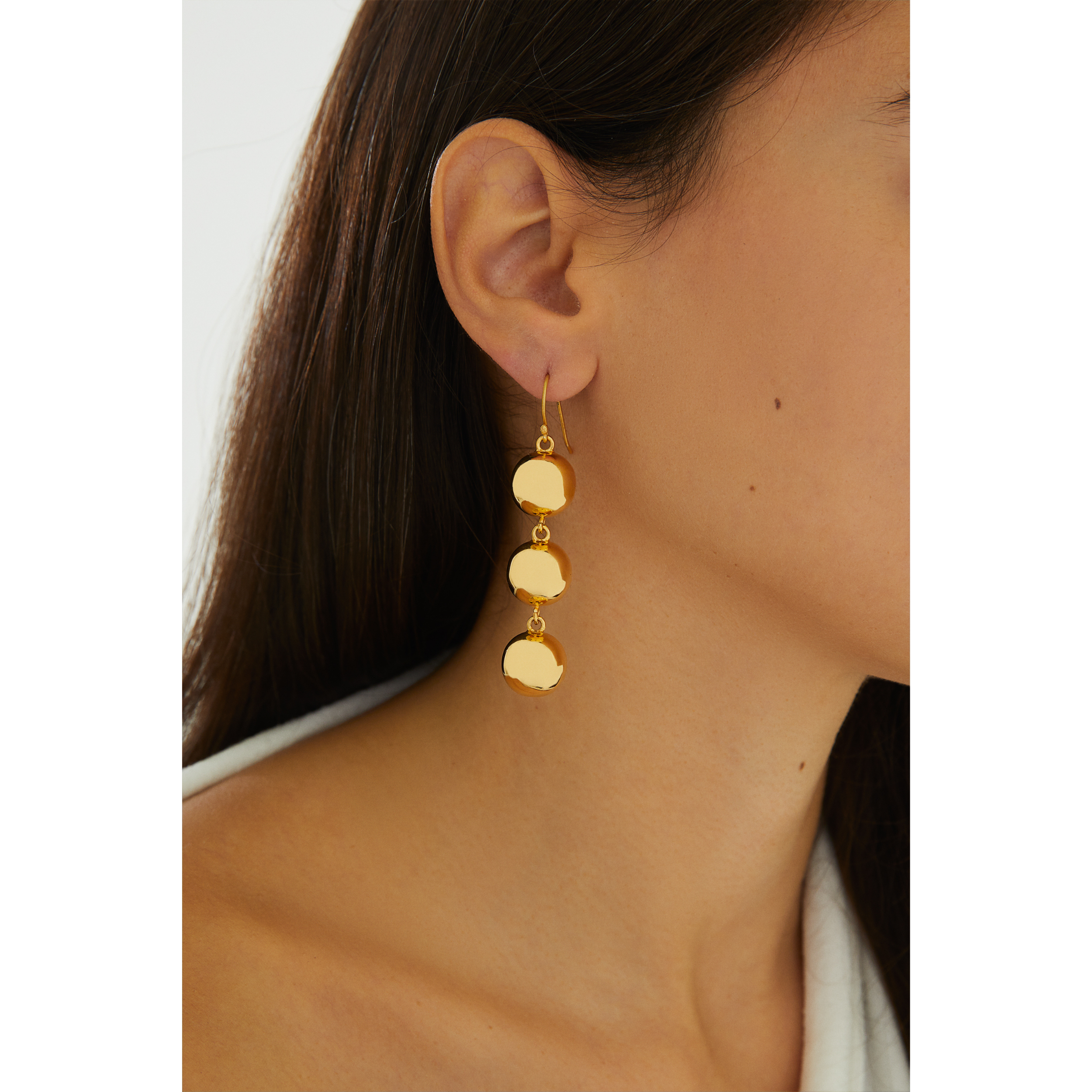 Maison Soula-Luna Ball Drop Earrings Small Size Balls-Earrings-6-Milagron.com