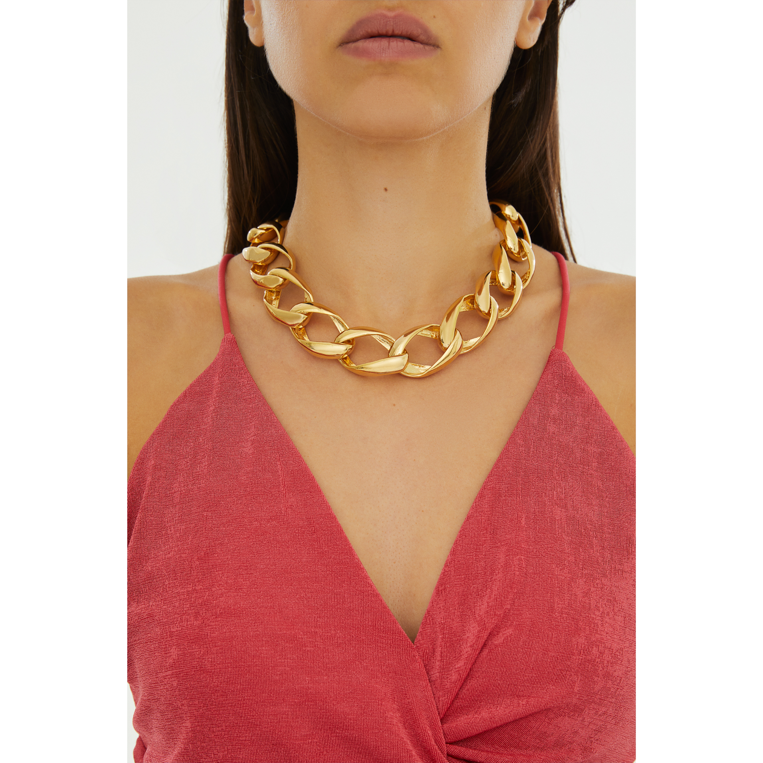 Maison Soula-Nyx Chain Necklace Thick Chains-Necklace-4-Milagron.com