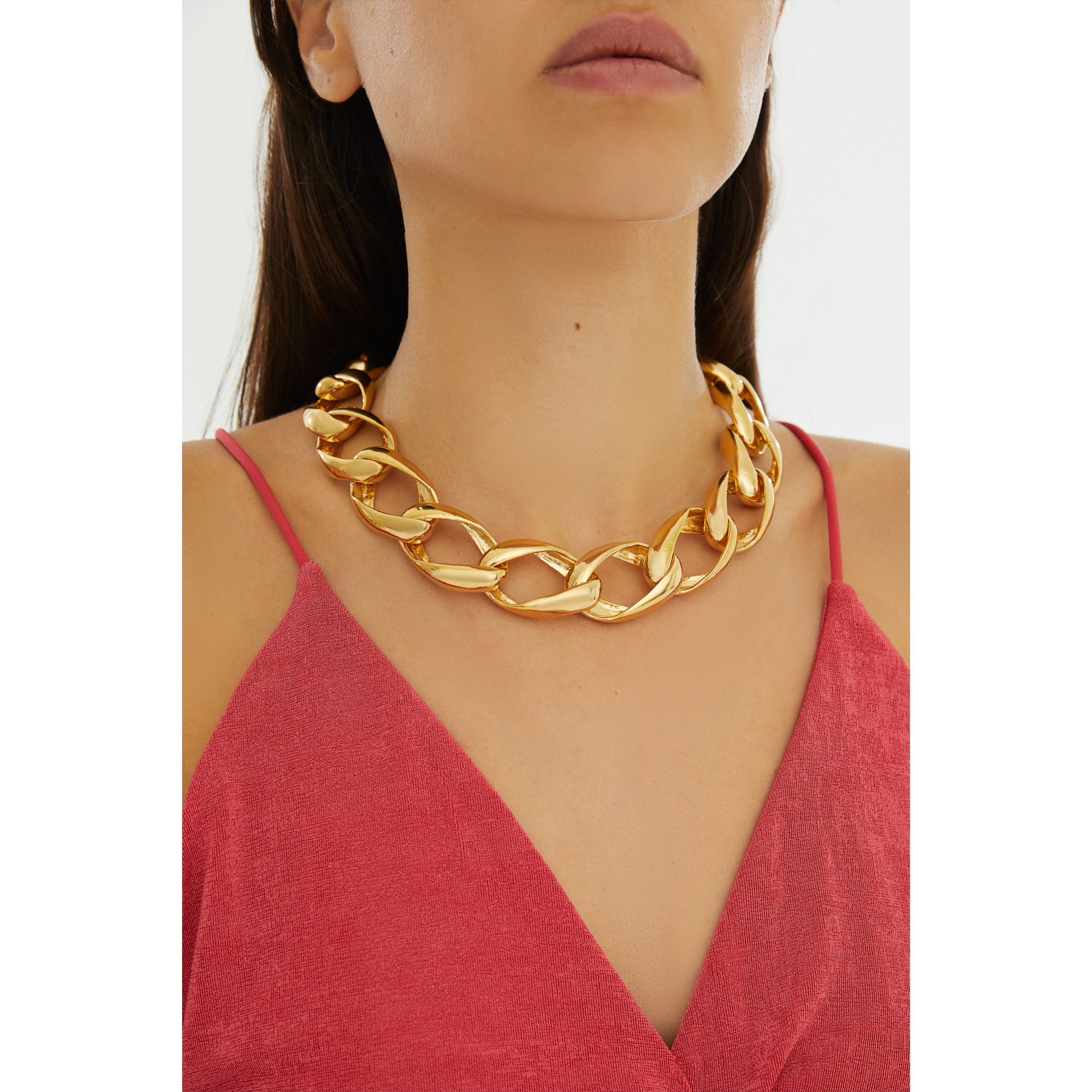 Maison Soula-Nyx Chain Necklace Thick Chains-Necklace-5-Milagron.com