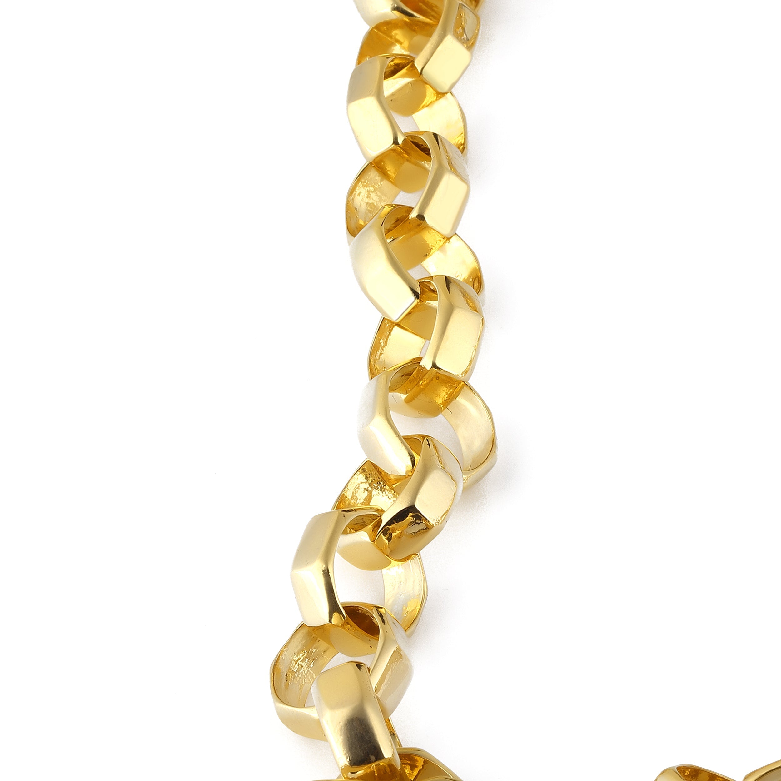Maison Soula-Octagon Chain Necklace-Necklace-3-Milagron.com