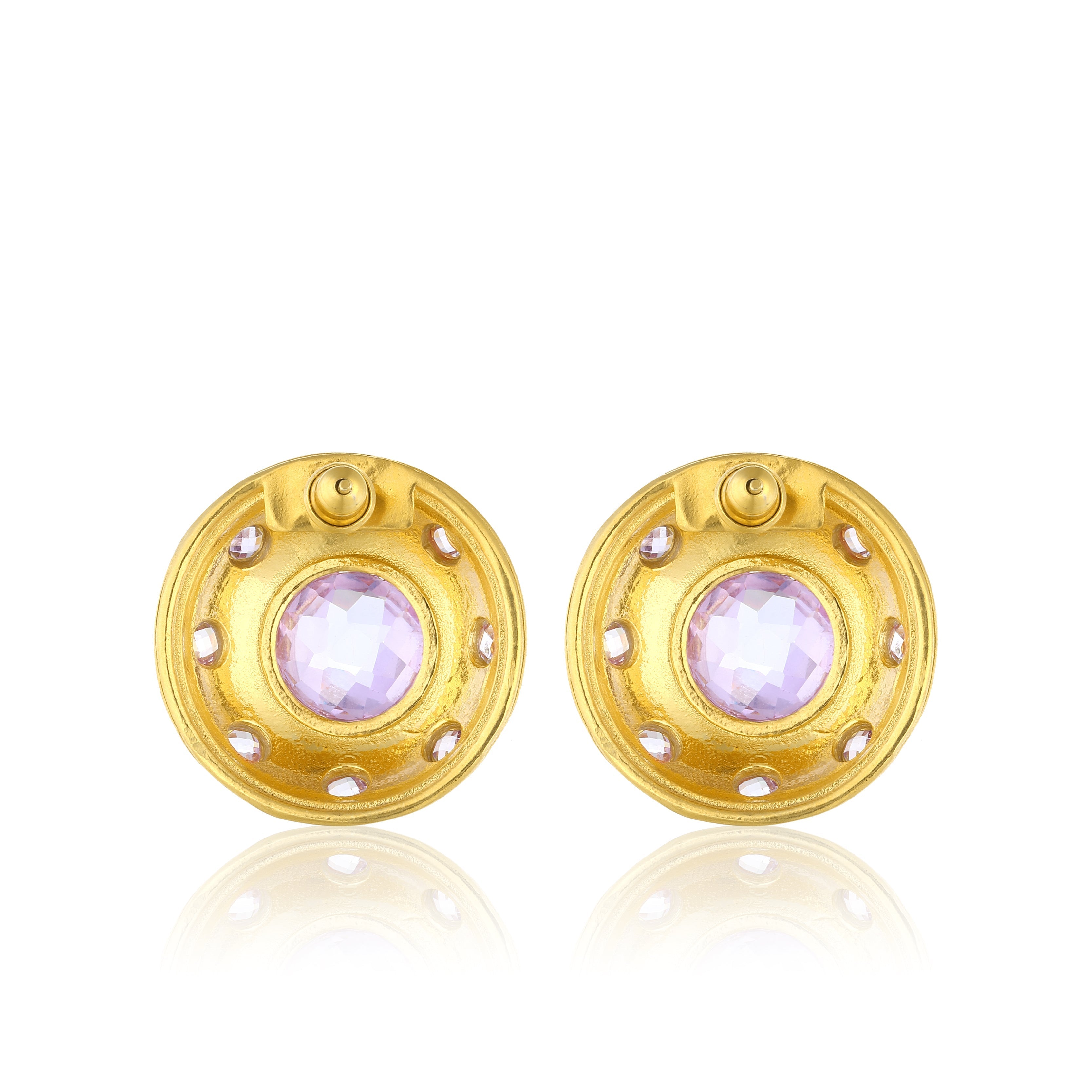 Maison Soula-Olympia Earrings Light Amethyst-Earrings-3-Milagron.com