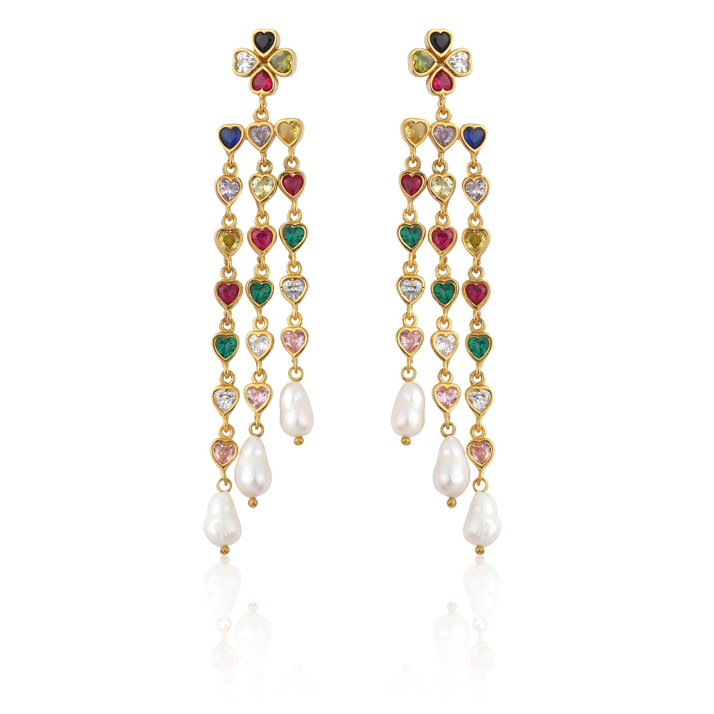 Maison Soula-Aphrodite Earrings-Earrings-1-Milagron.com