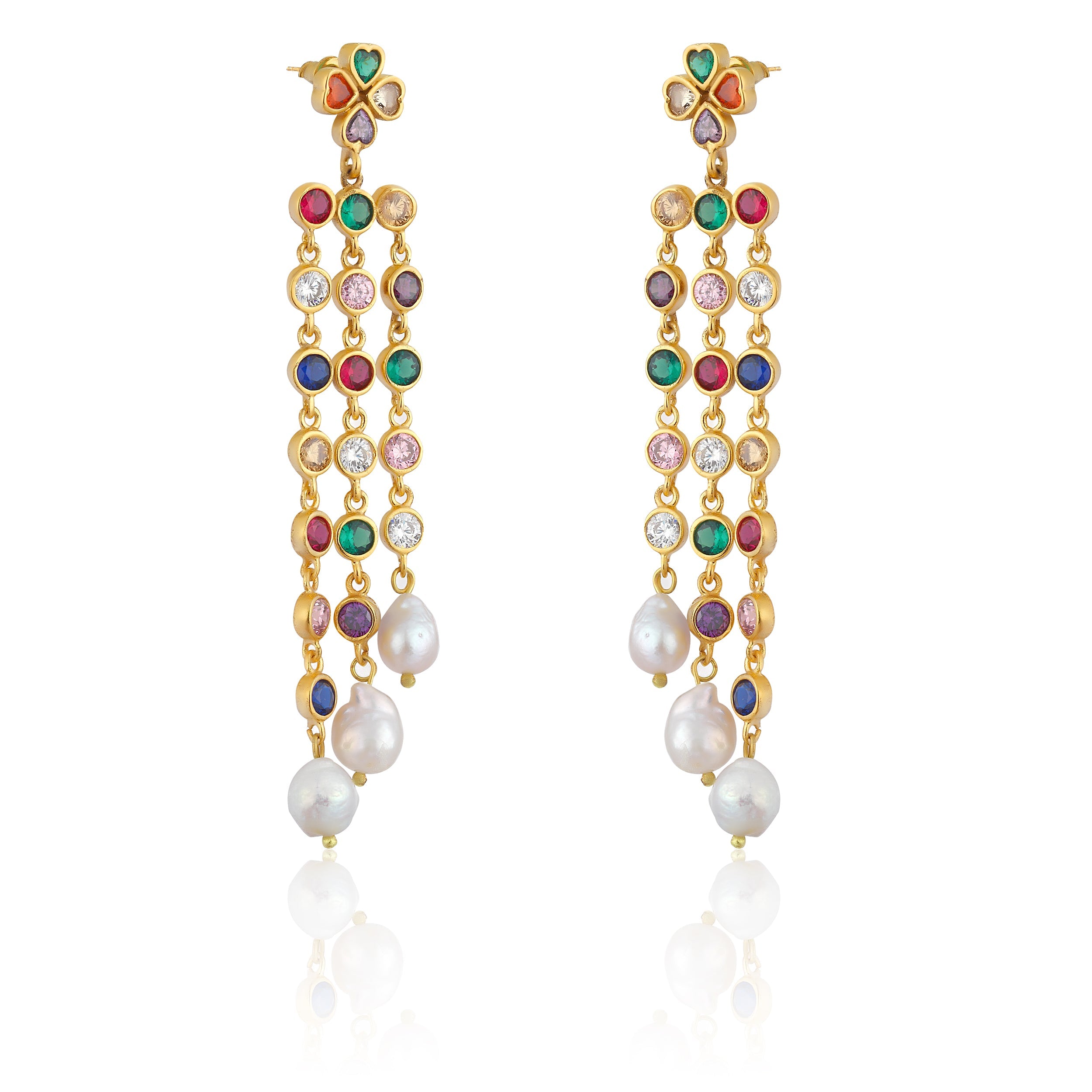 Maison Soula-Demeter Earrings-Earrings-3-Milagron.com