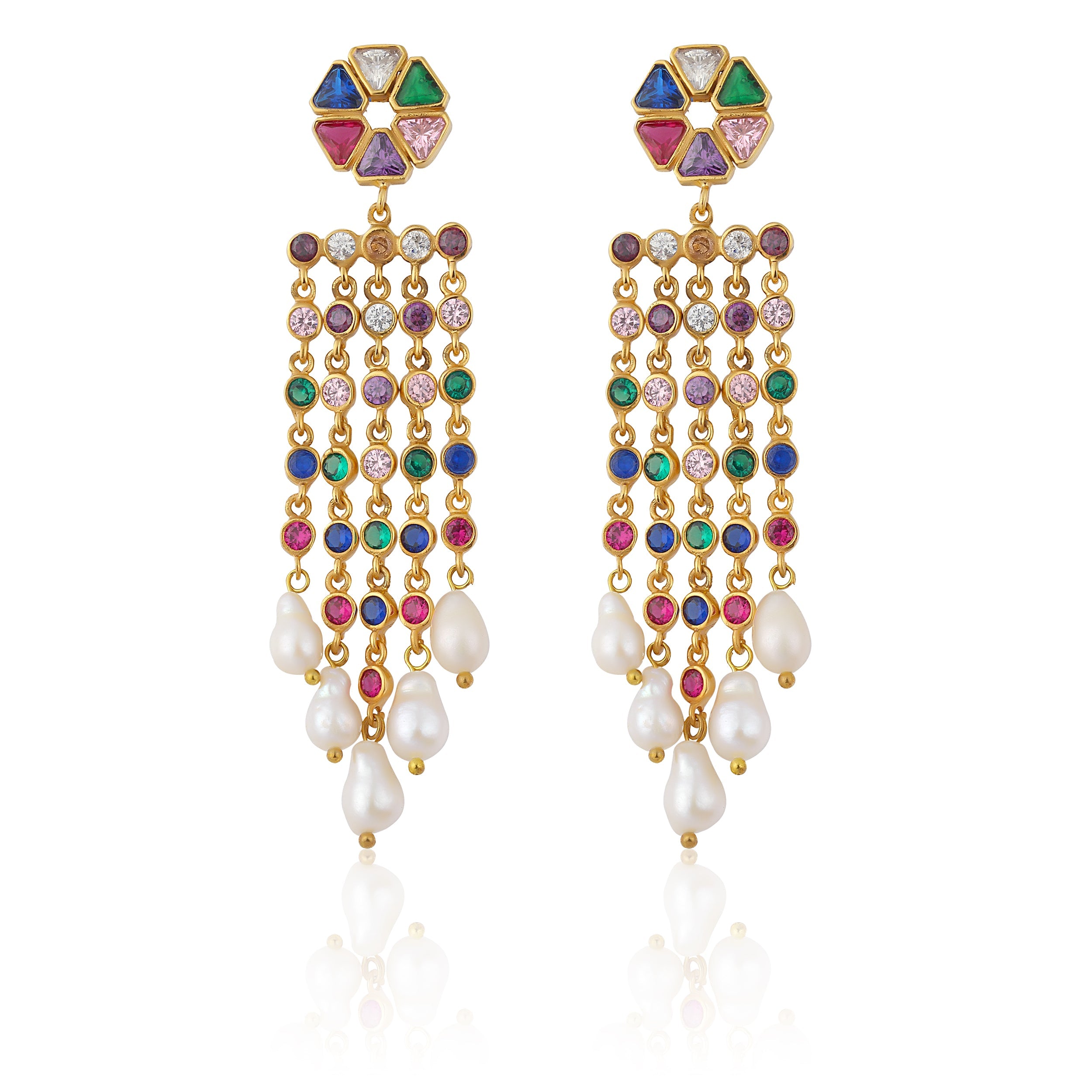 Maison Soula-Fortuna Earrings-Earrings-1-Milagron.com