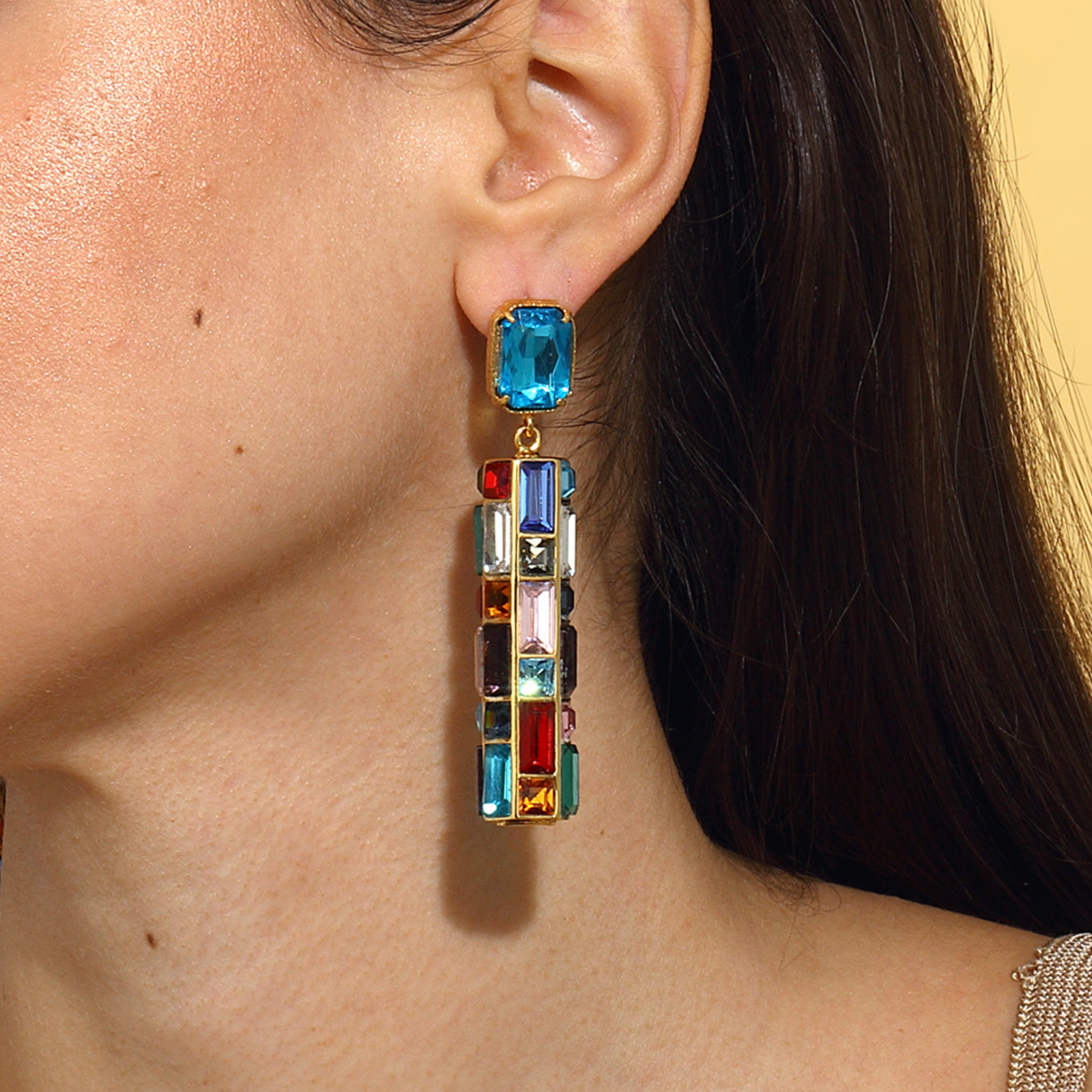 Maison Soula-Gloria Earrings Deep Blue-Earrings-6-Milagron.com