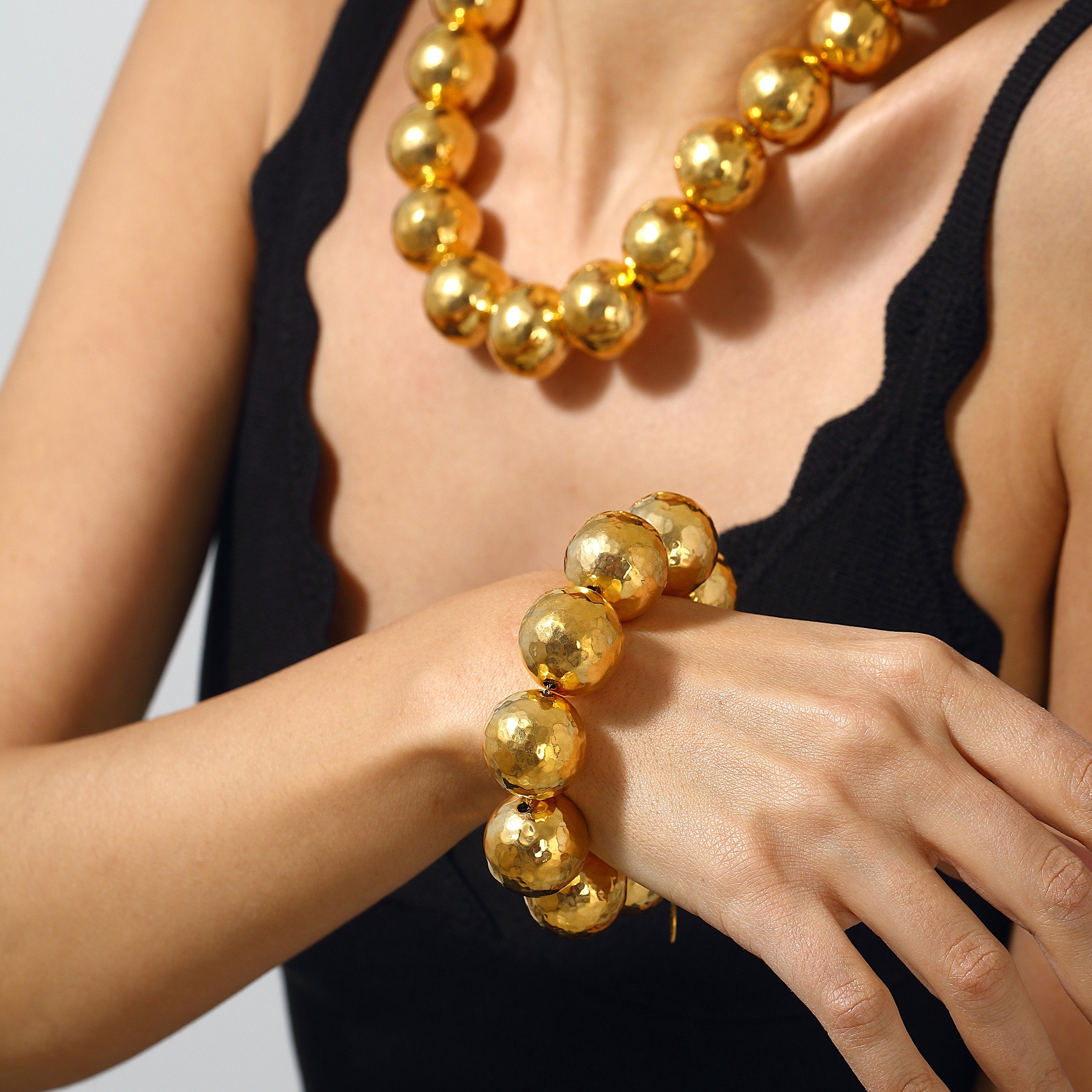 Maison Soula-Moon Ball Bracelet Large Size Balls-Bracelet-2-Milagron.com