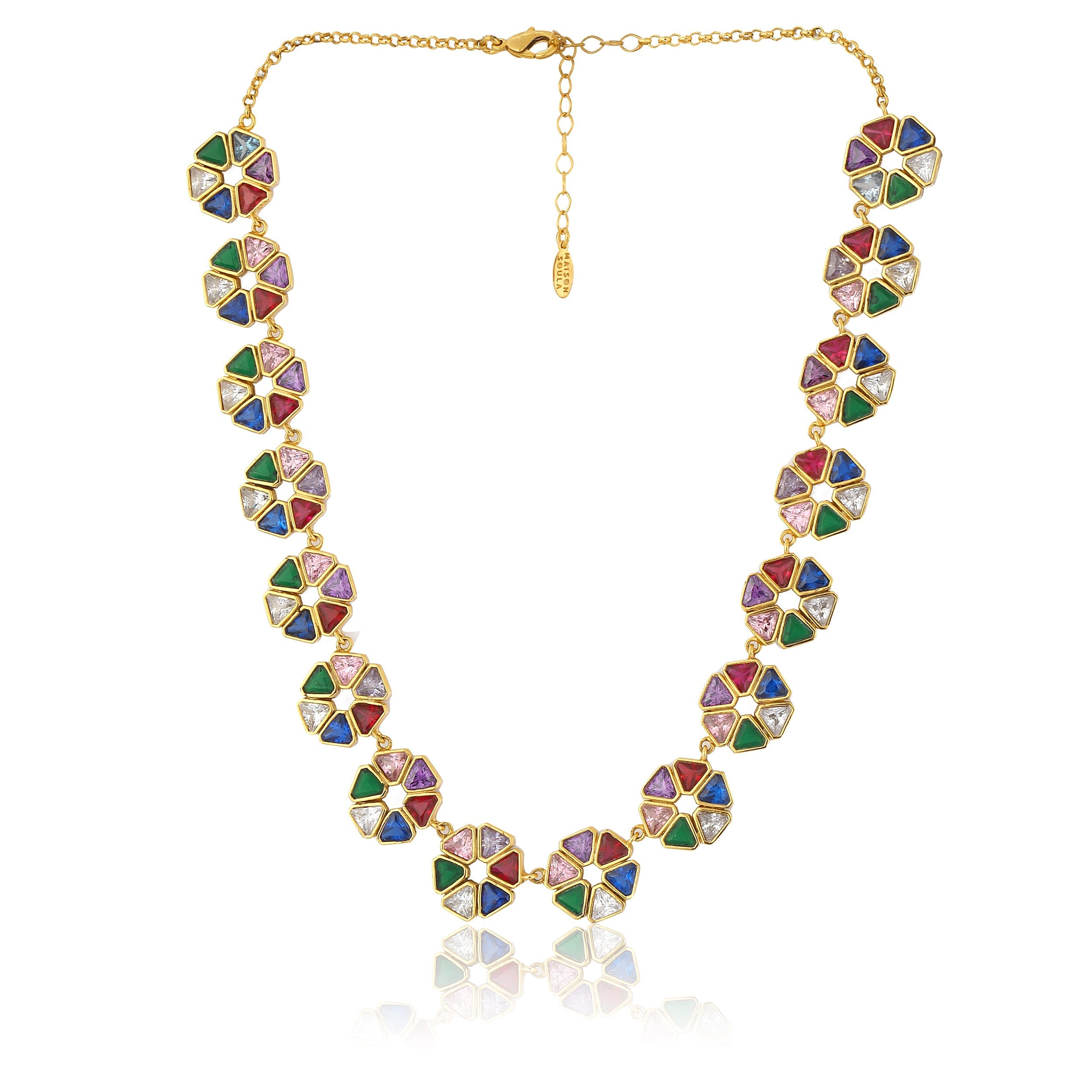 Maison Soula-Wheel Of Fortune Necklace Goddess-Necklace-1-Milagron.com