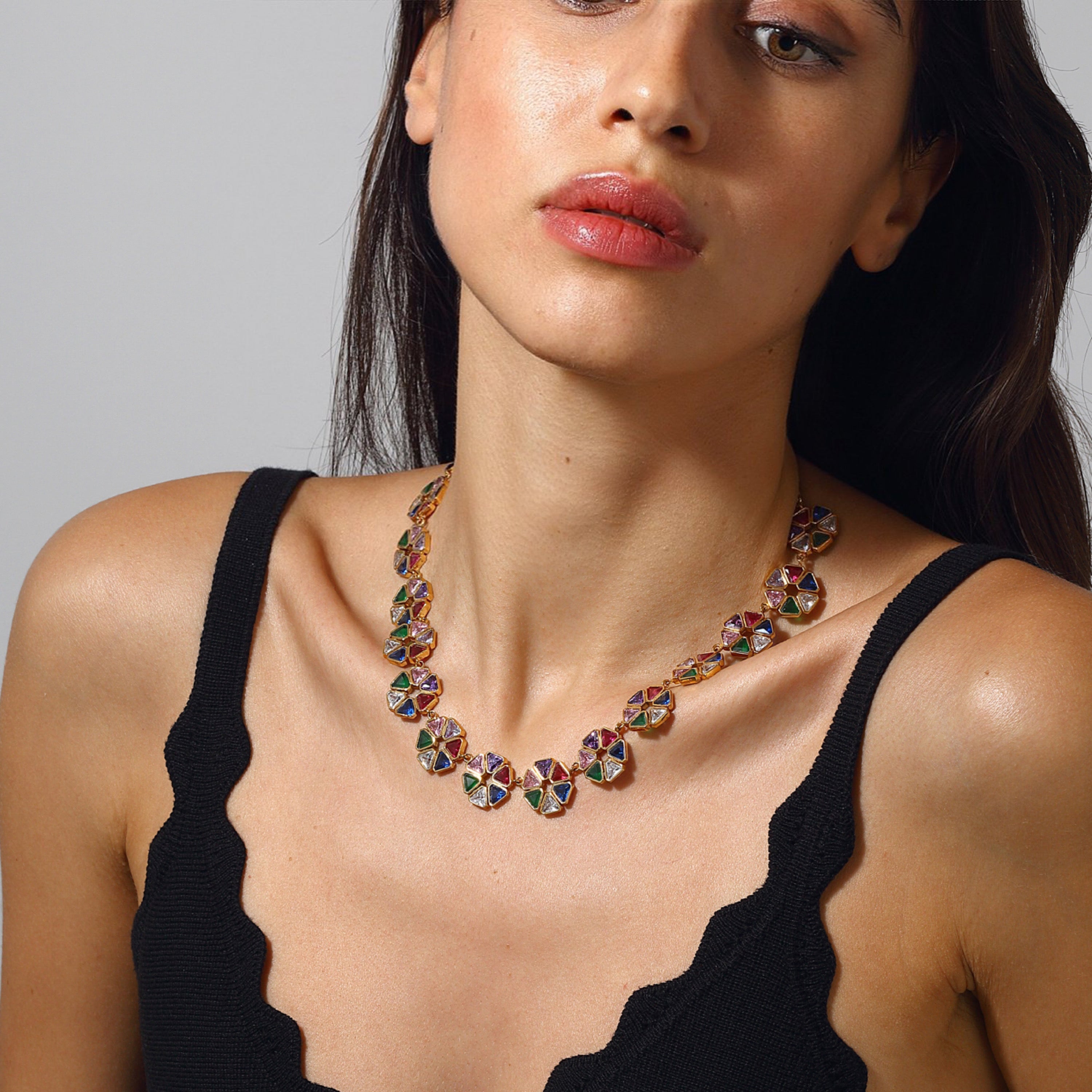 Maison Soula-Wheel Of Fortune Necklace Goddess-Necklace-5-Milagron.com