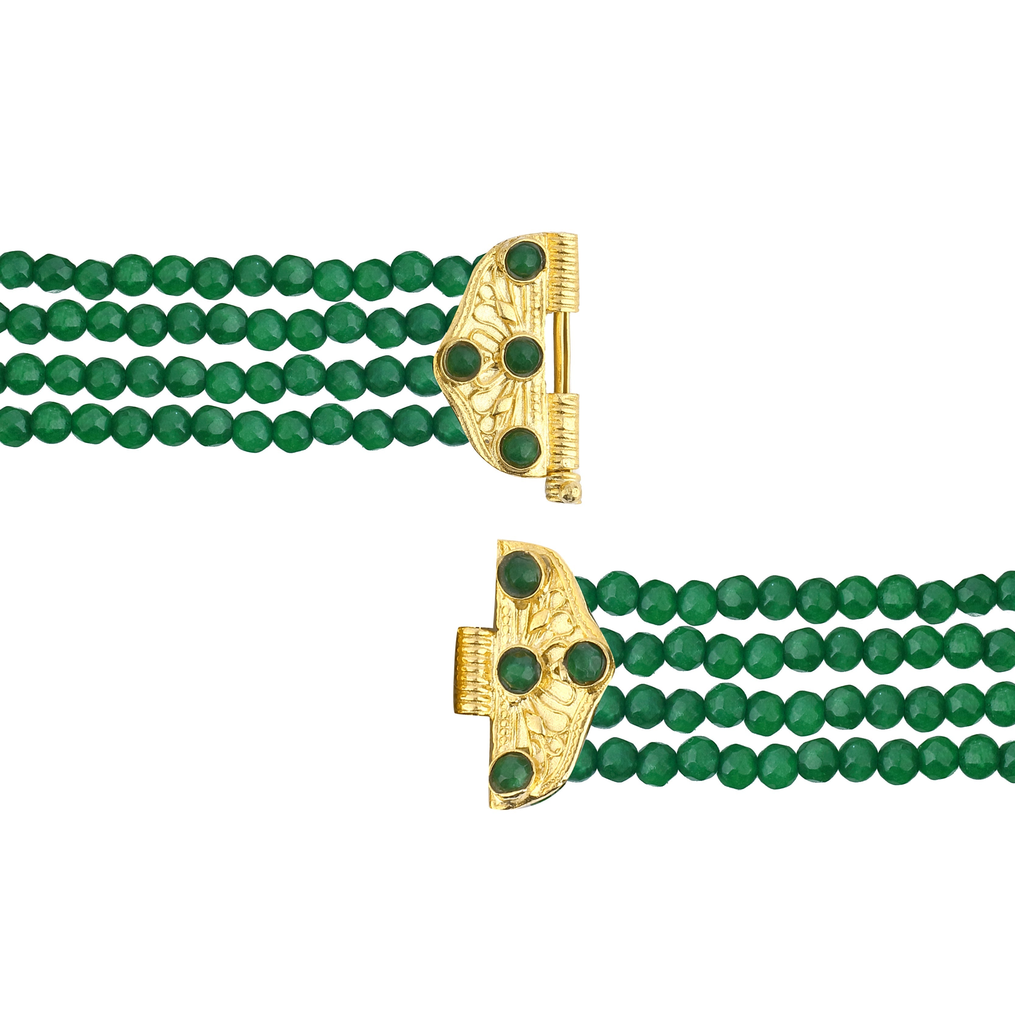 Maison Soula-Seashell Jasper Choker-Necklace-4-Milagron.com