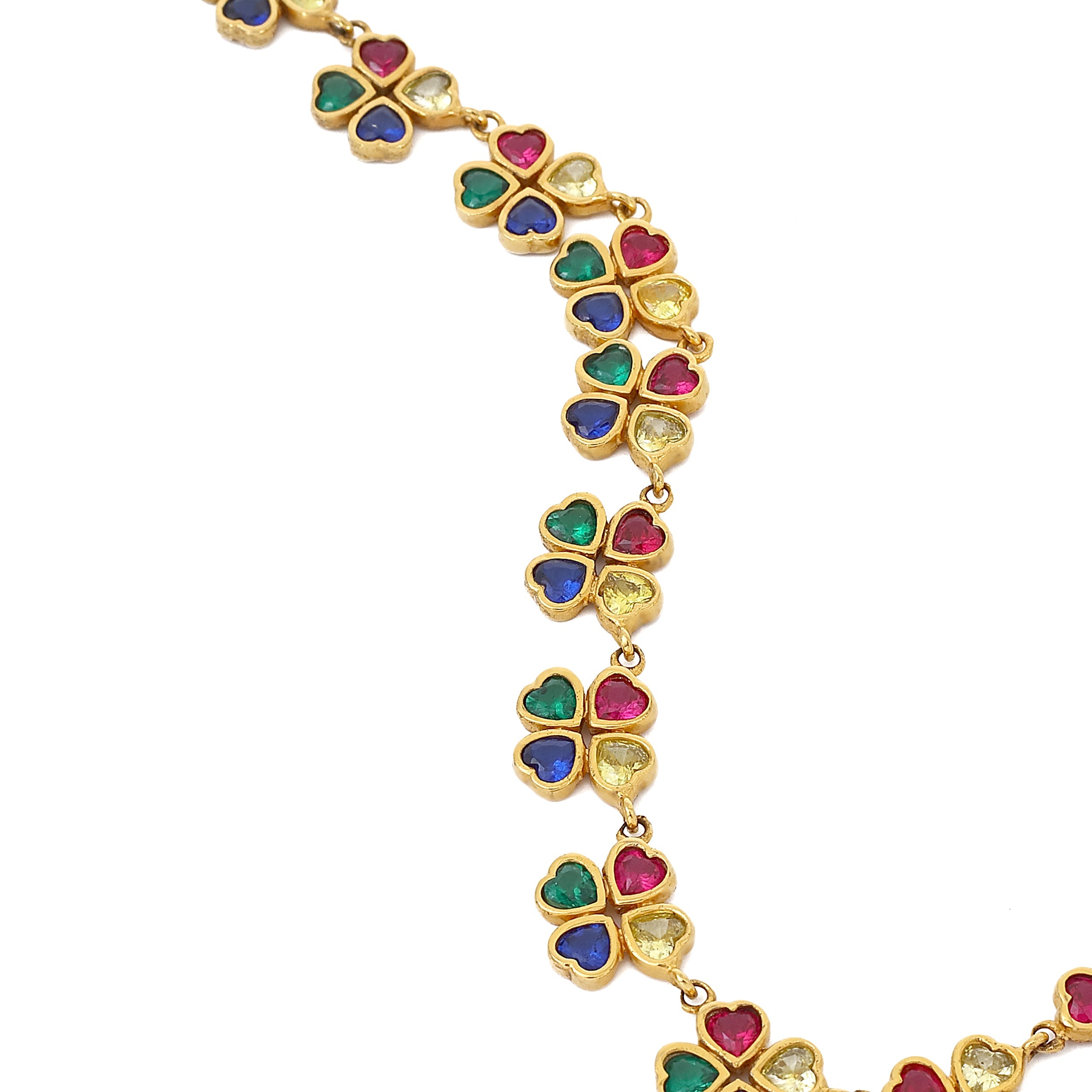 Maison Soula-Too Many Hearts Necklace-Necklace-3-Milagron.com