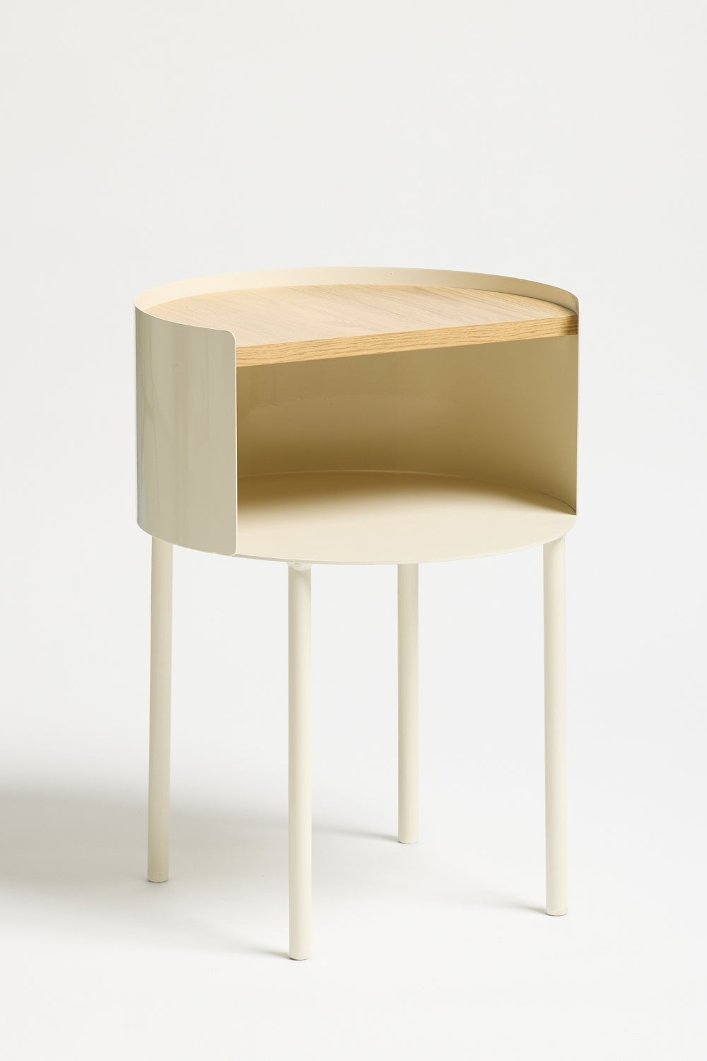 Espen Yan Sehpa & Komodin - Krem - 0