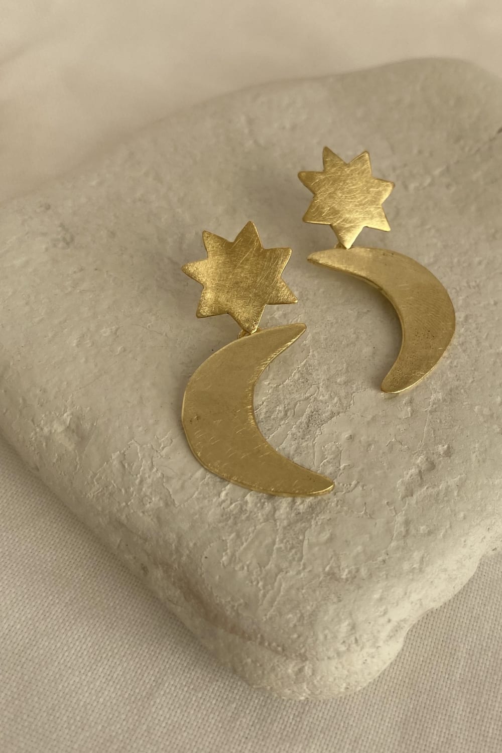 Maja Jewels-Star & Moon Küpe-Küpe-3-Milagron.com