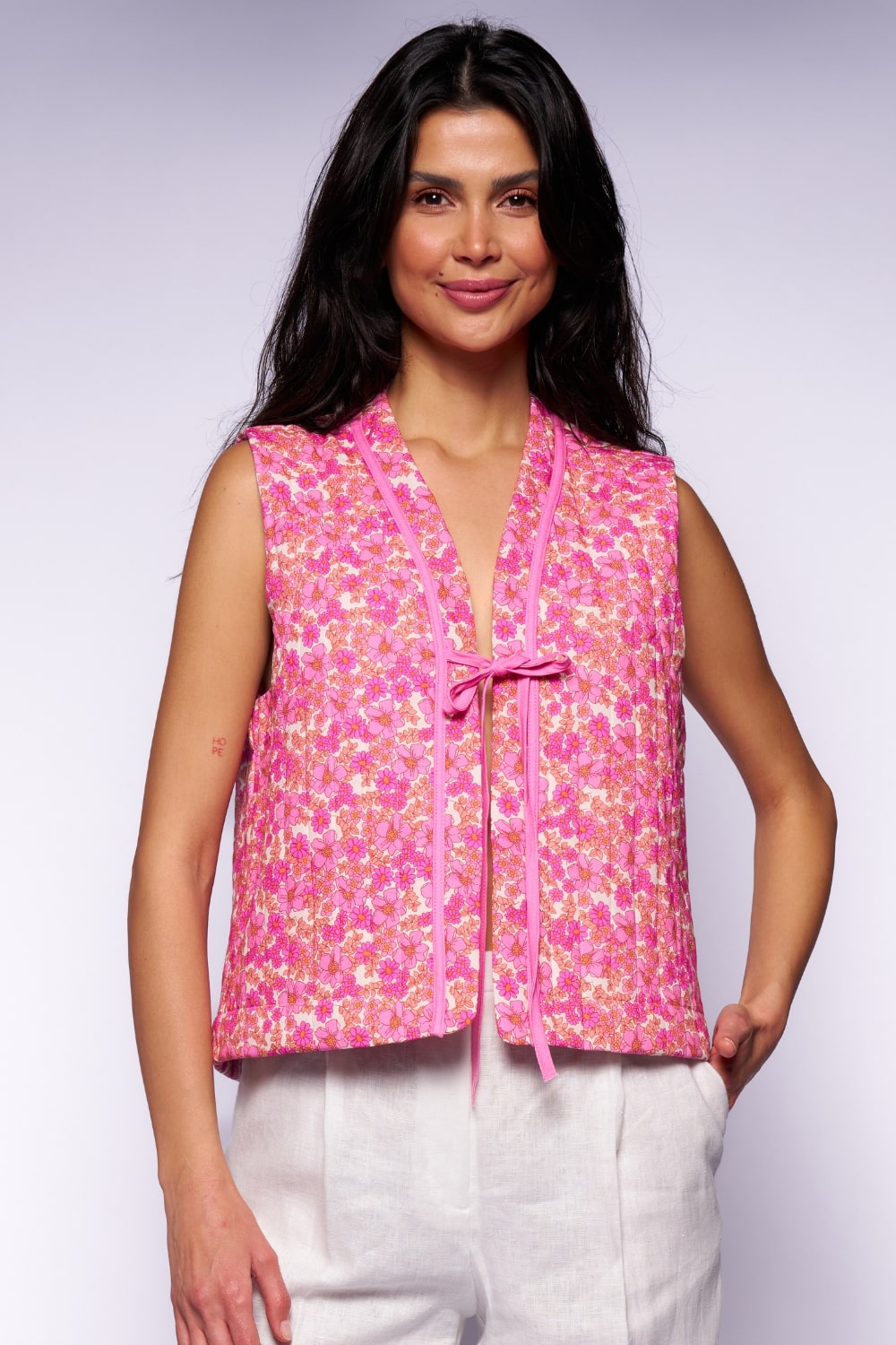 Cotton Candy Kapitone Yelek - 3