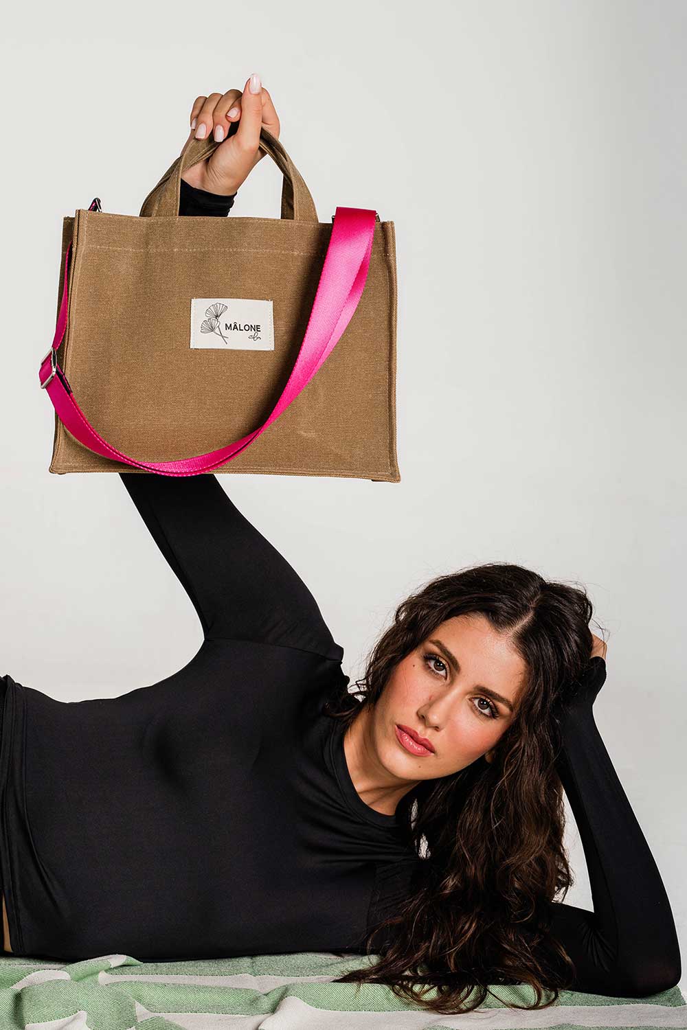 Mâlone Atelier-Nutty Kanvas Çanta (1 Adet Mâlone Çanta Askisi Hediye)-Omuz Çantası-1-Milagron.com
