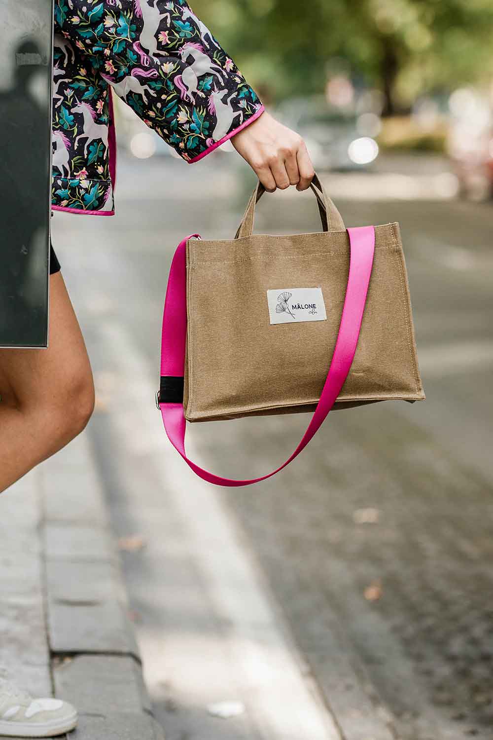Mâlone Atelier-Nutty Kanvas Çanta (1 Adet Mâlone Çanta Askisi Hediye)-Omuz Çantası-3-Milagron.com