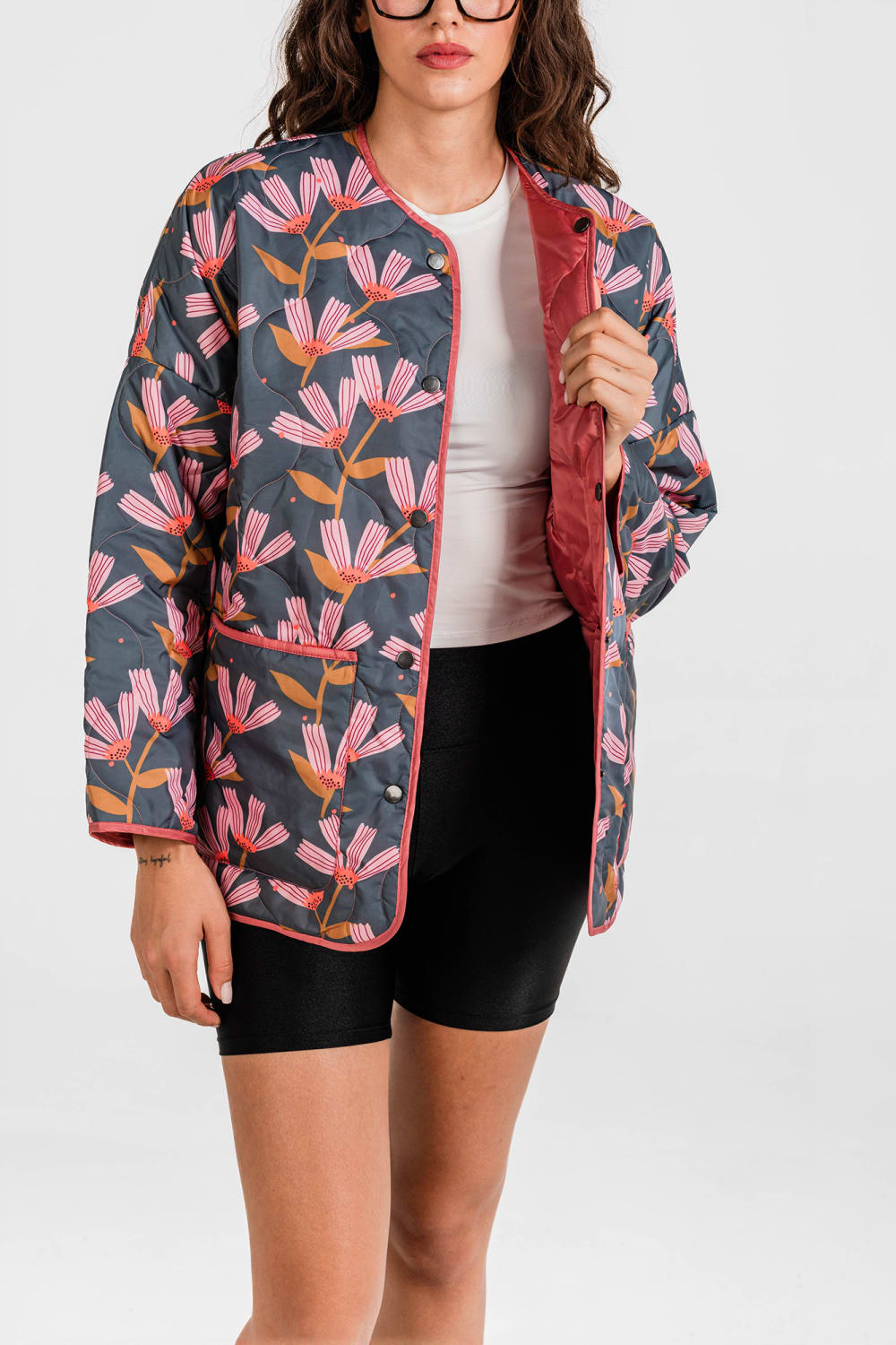 Mâlone Atelier-Quiet Blossom Puffer Ceket-Dış Giyim-4-Milagron.com