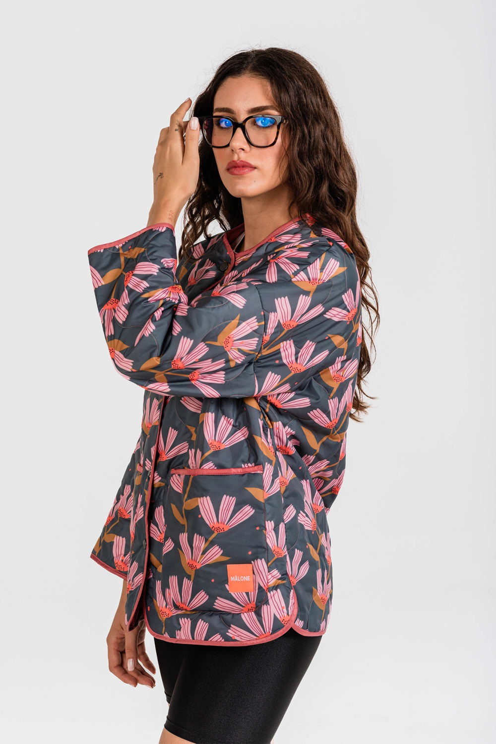 Mâlone Atelier-Quiet Blossom Puffer Ceket-Dış Giyim-6-Milagron.com