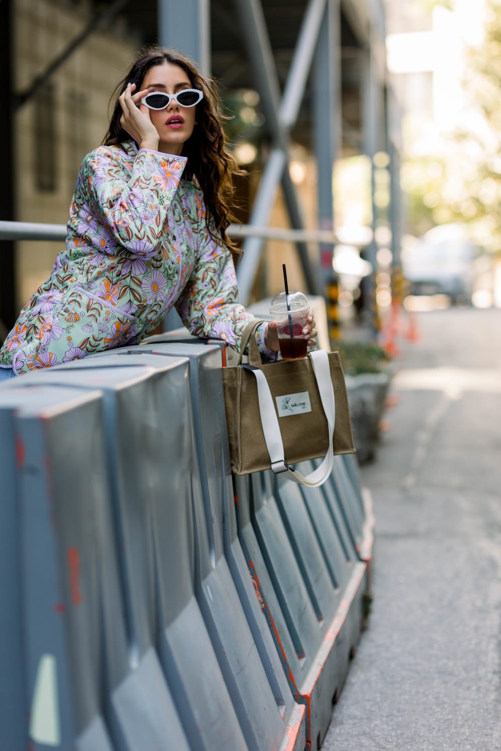 Mâlone Atelier-Retro Garden Puffer Ceket-Dış Giyim-2-Milagron.com