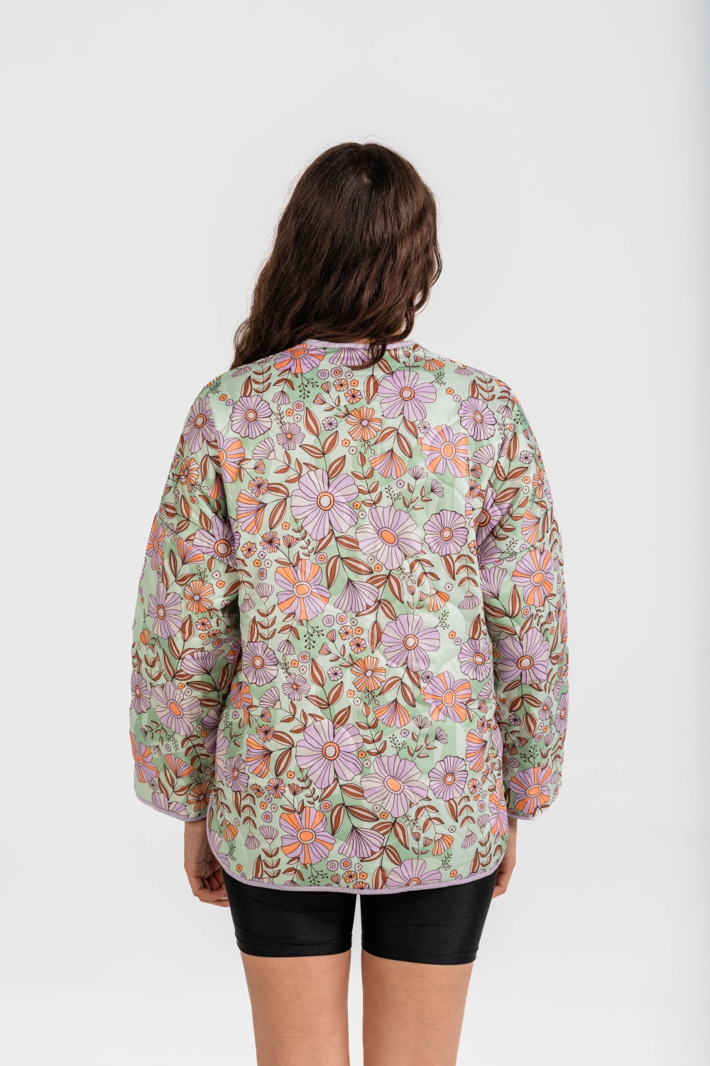 Mâlone Atelier-Retro Garden Puffer Ceket-Dış Giyim-3-Milagron.com