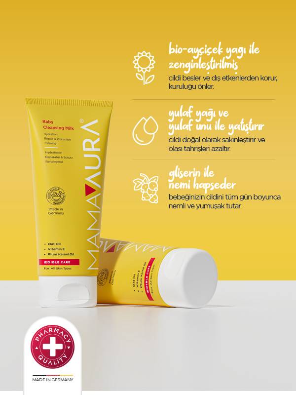 Mamaaura-Baby Cleansing Milk-Bebek Bakım Kremi-5-Milagron.com