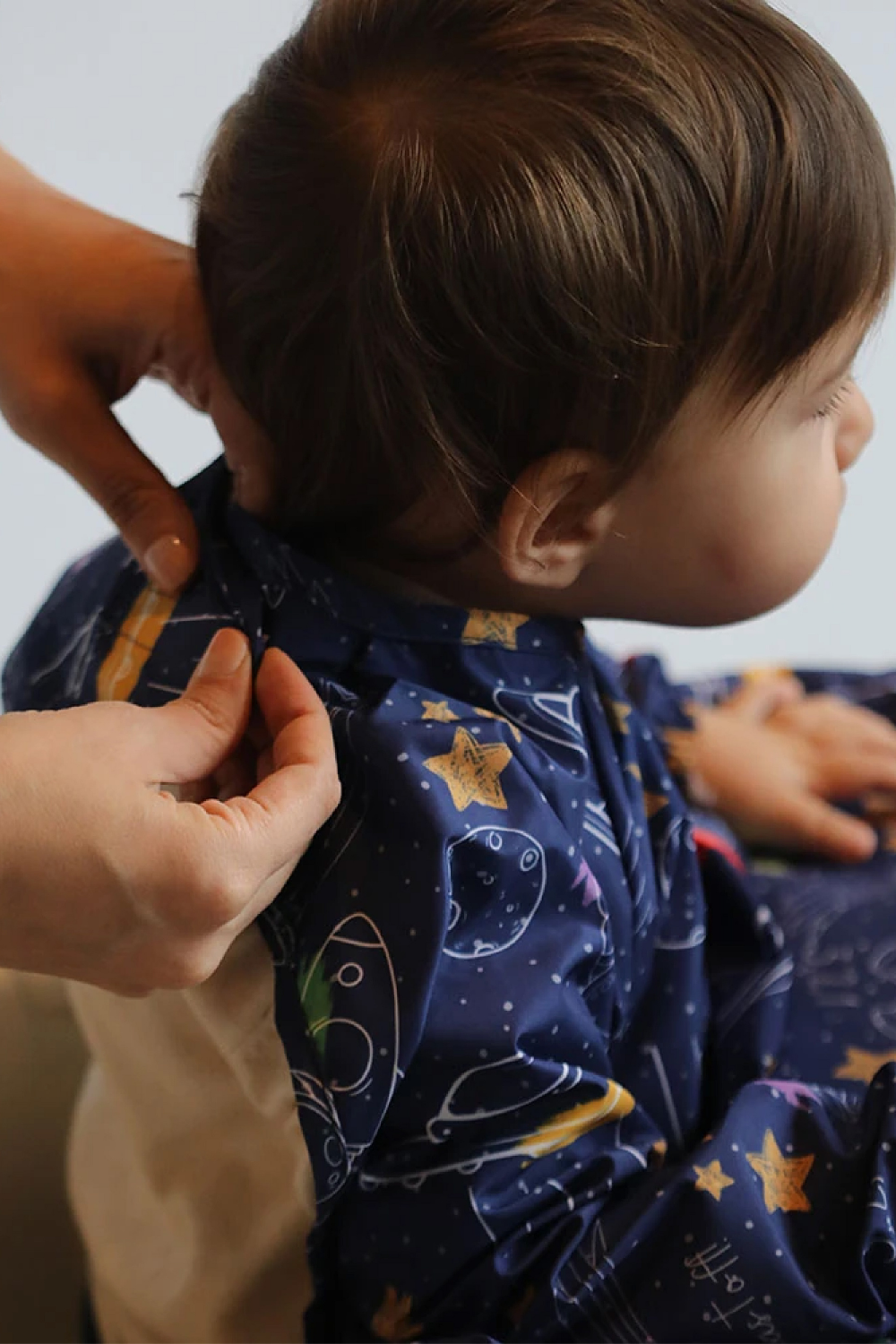 Mammam Baby-Minik Astronotlar Mama Sandalyesi Önlüğü-Mama Önlüğü-3-Milagron.com