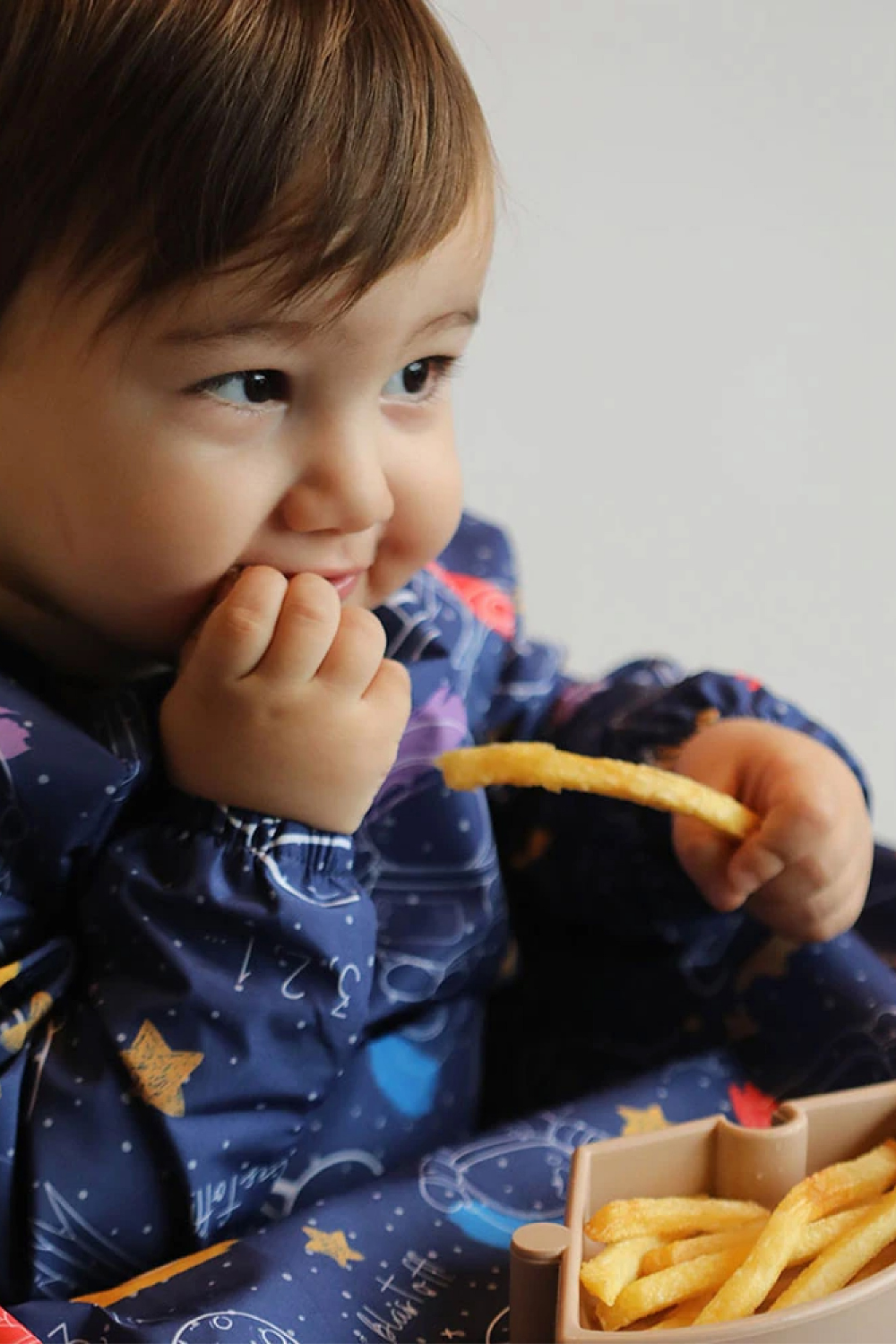 Mammam Baby-Minik Astronotlar Mama Sandalyesi Önlüğü-Mama Önlüğü-5-Milagron.com