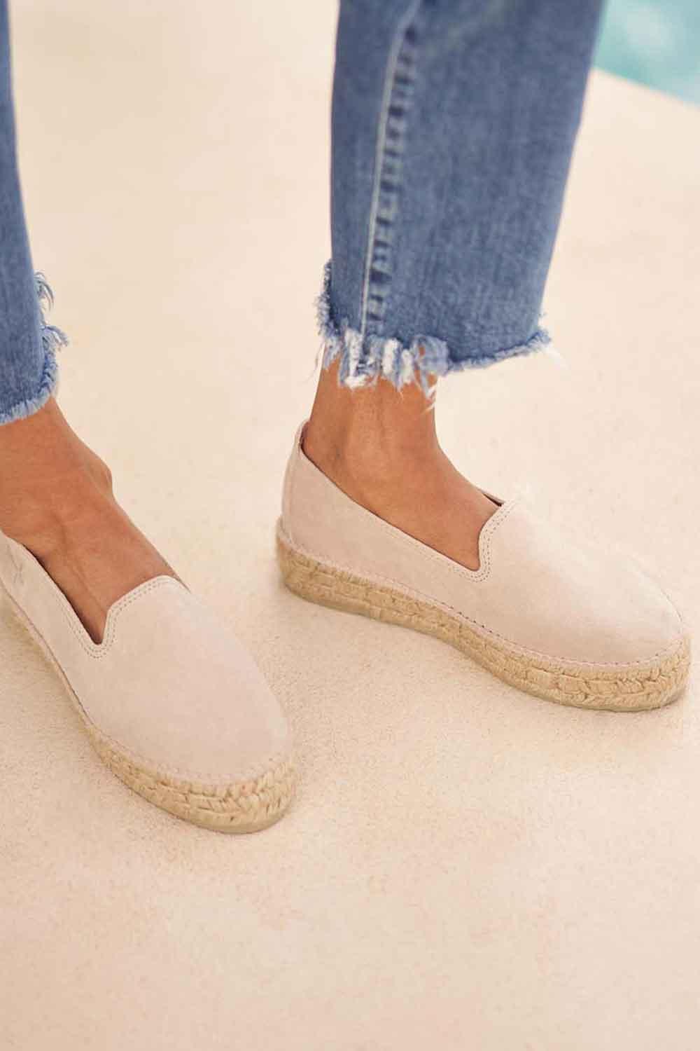 Manebi-Hamptons Double Sole Espadrilles Champagne Beige-Espadril-1-Milagron.com