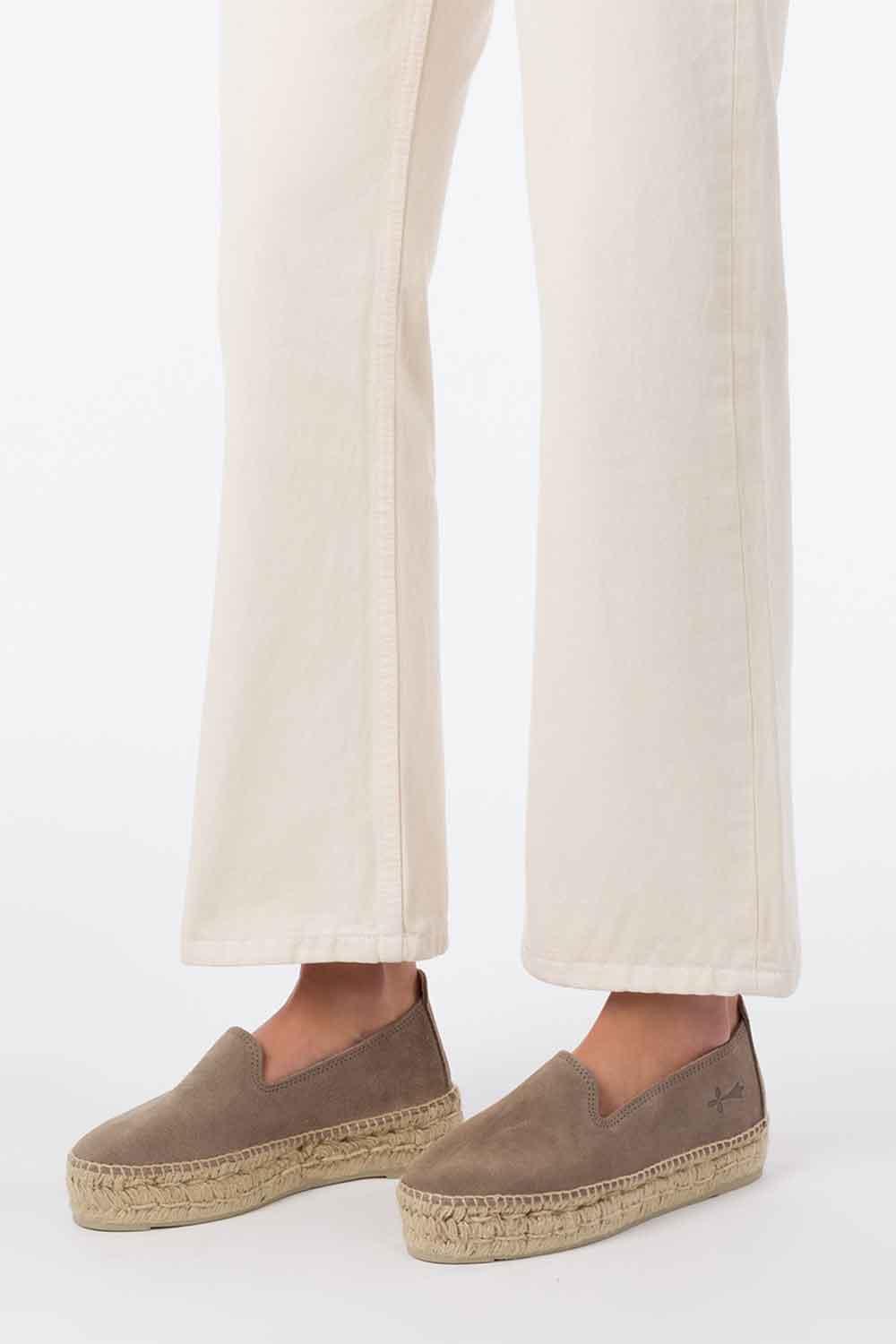 Manebi-Hamptons Double Sole Espadrilles Coco Brown-Espadril-4-Milagron.com