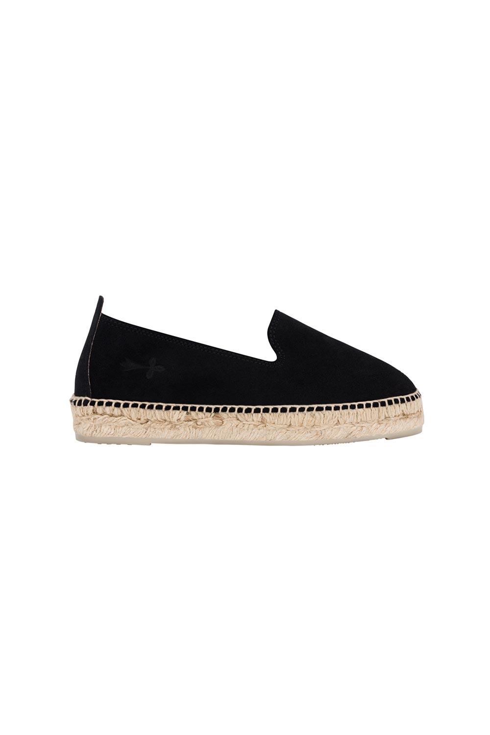 Manebi-Hamptons Espadrilles Black-Espadril-1-Milagron.com
