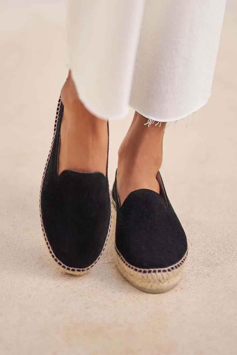 Manebi-Hamptons Espadrilles Black-Espadril-3-Milagron.com