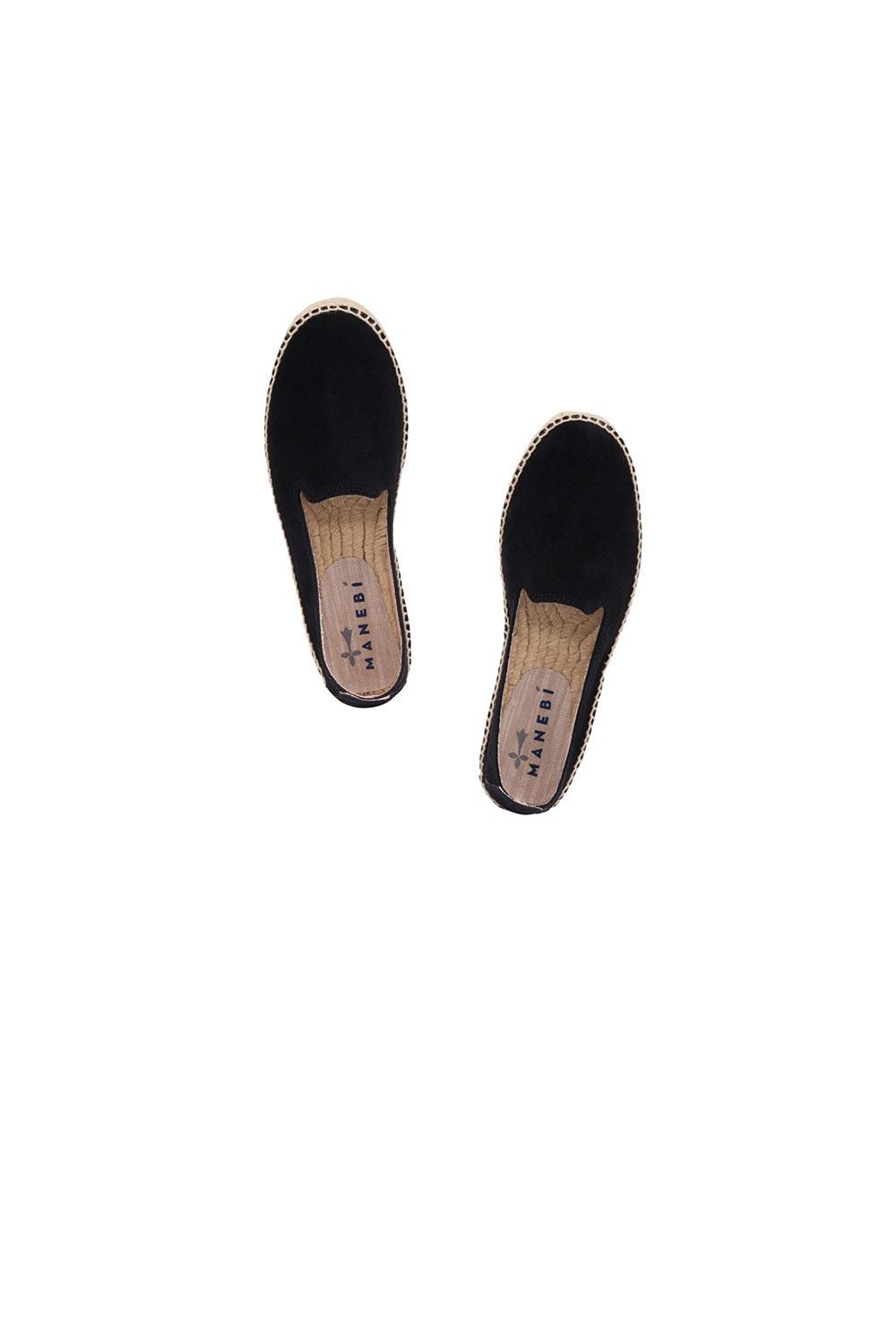 Manebi-Hamptons Espadrilles Black-Espadril-3-Milagron.com