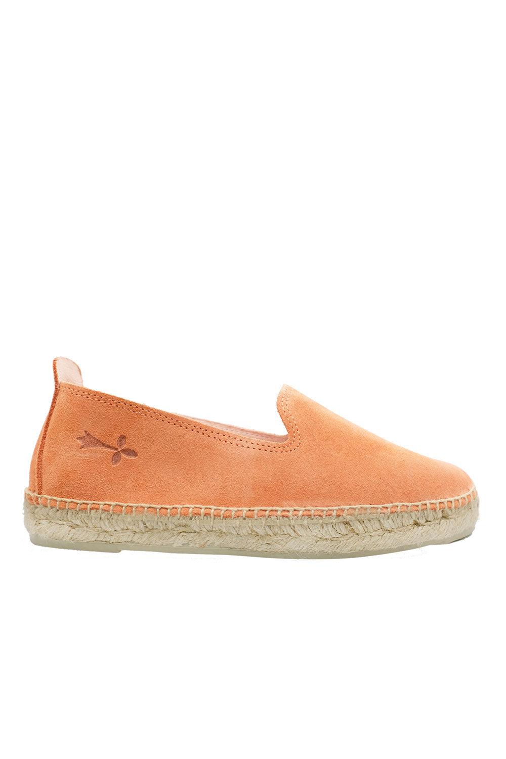 Manebi-Hamptons Espadrilles Suede Apricot-Espadril-1-Milagron.com
