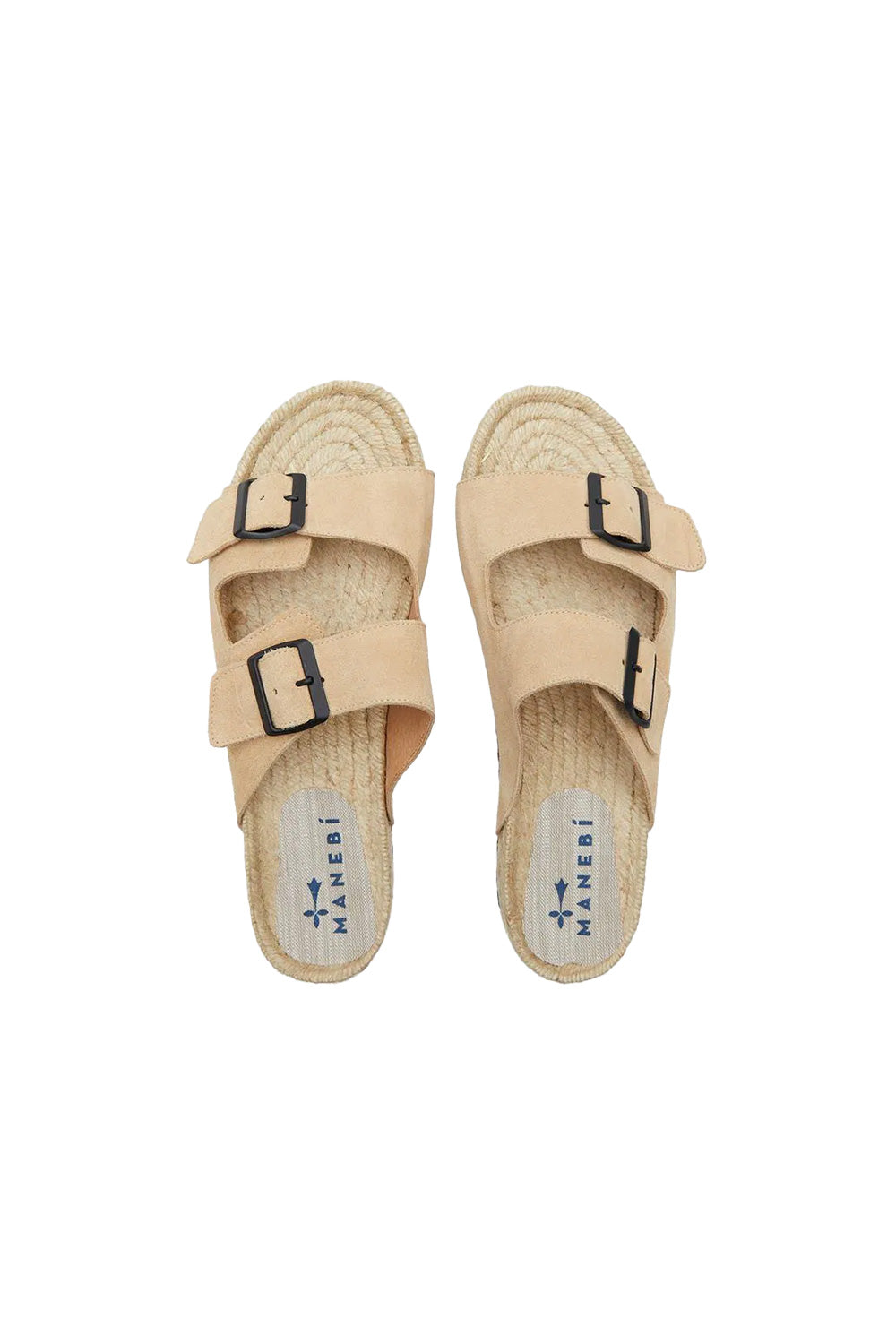 Manebi-Hamptons Nordic Sandals Champagne Beige-Sandalet & Terlik-1-Milagron.com