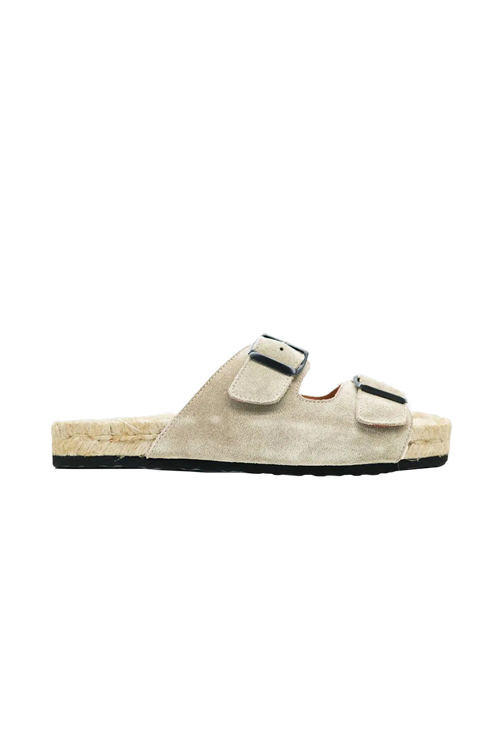 Manebi-Hamptons Nordic Sandals Champagne Beige-Sandalet & Terlik-3-Milagron.com